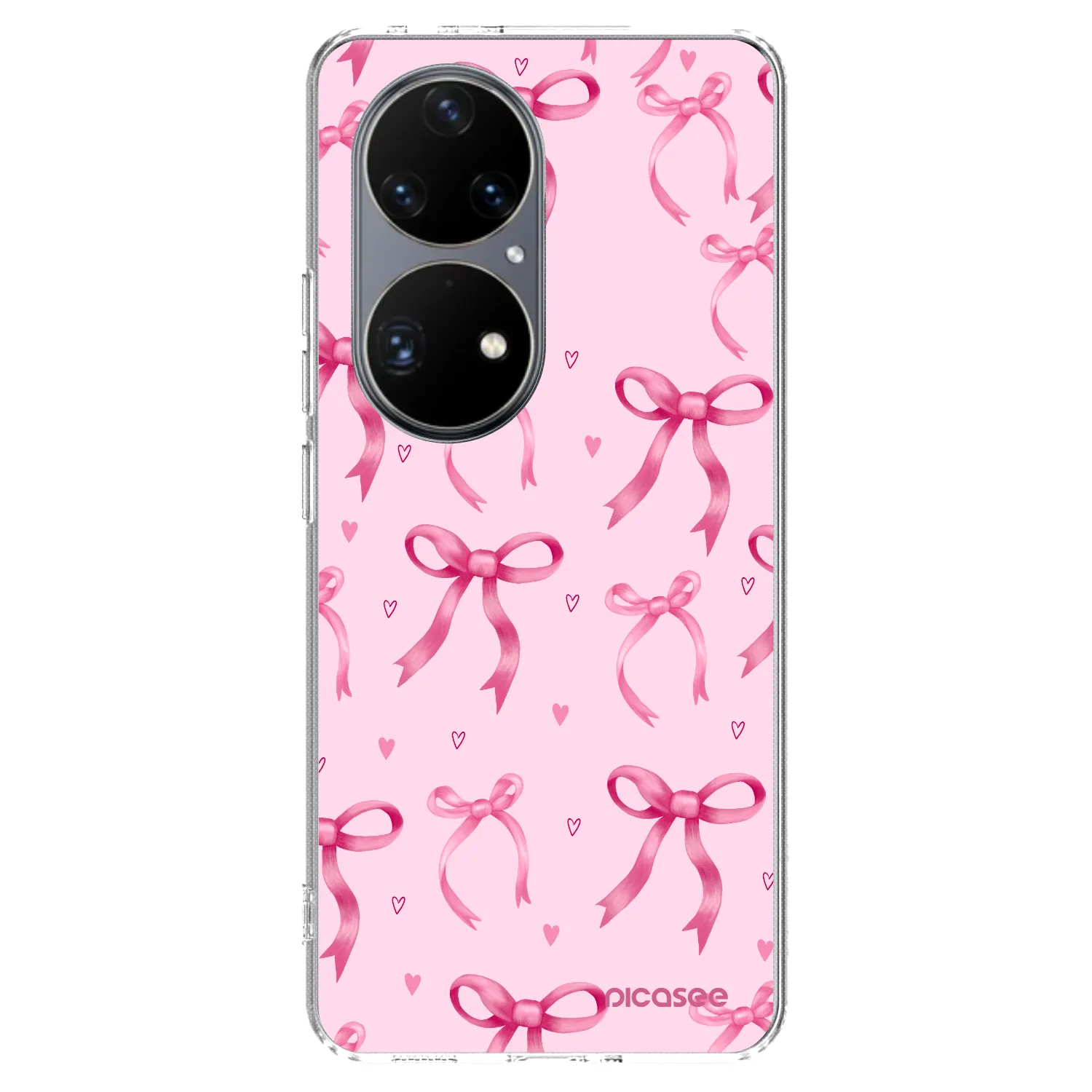 Picasee silikonski prozorni ovitek za Huawei P50 - Bow Aesthetic