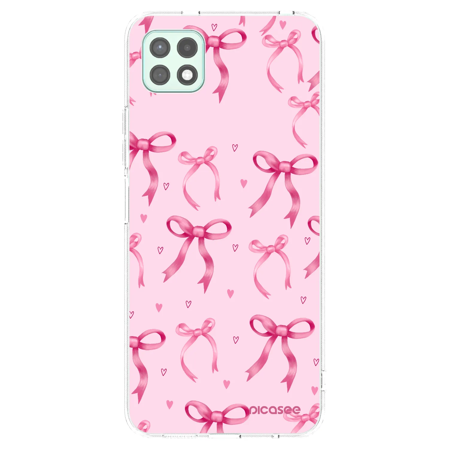 Picasee silikonski prozorni ovitek za Samsung Galaxy A22 A226B 5G - Bow Aesthetic