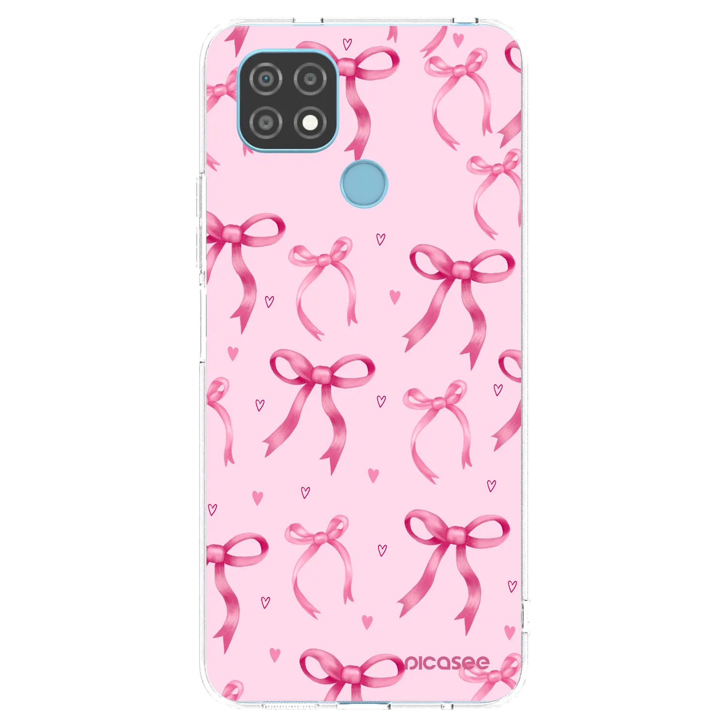 Picasee silikonski prozorni ovitek za Realme C21 - Bow Aesthetic