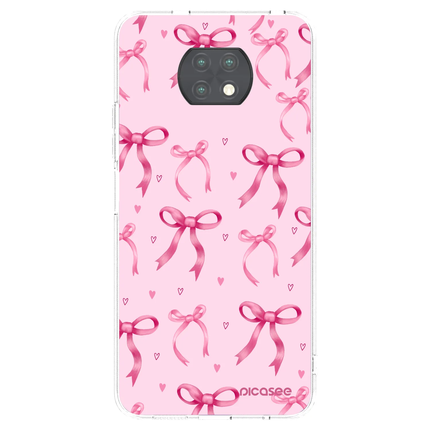 Picasee silikonski prozorni ovitek za Xiaomi Redmi Note 9T - Bow Aesthetic