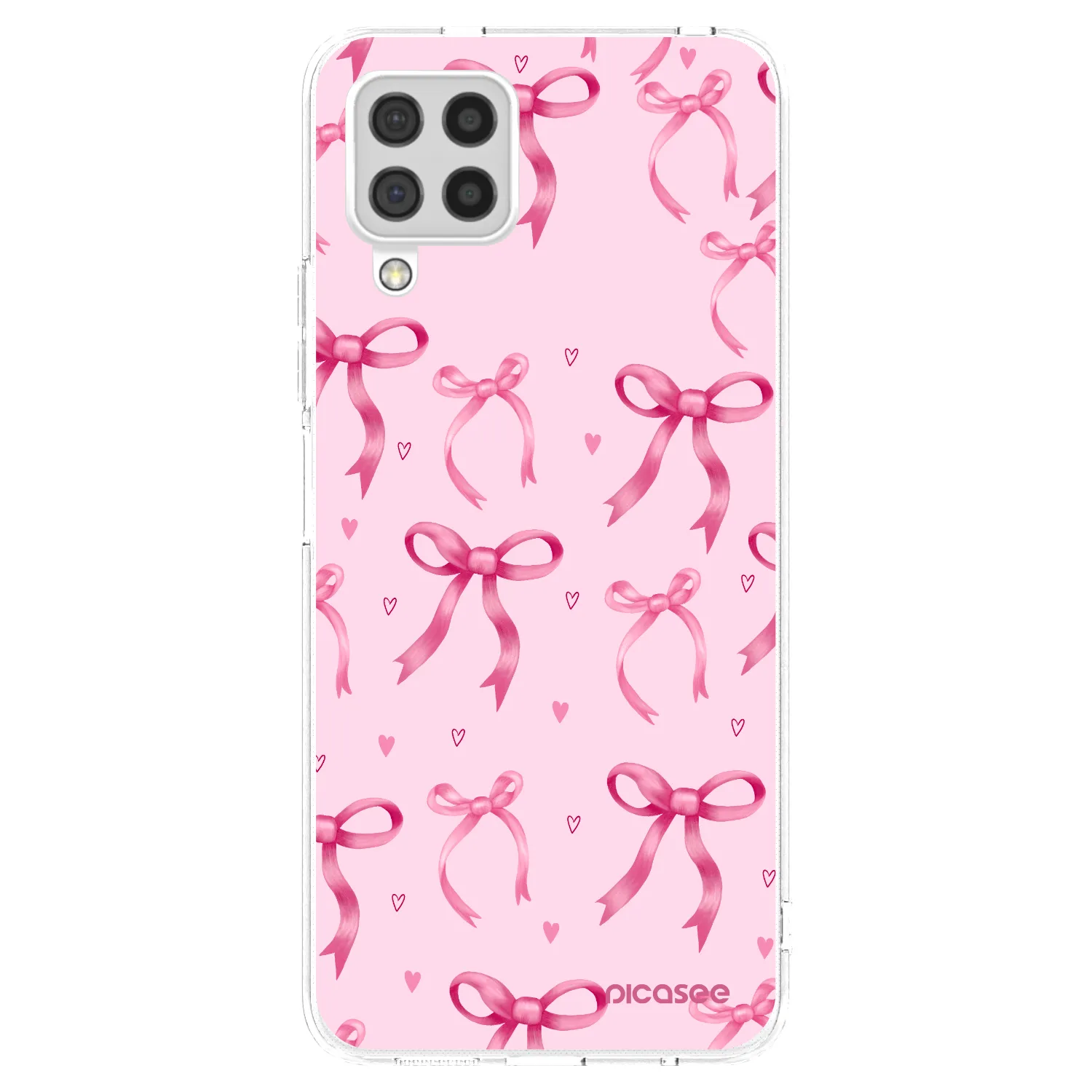 Picasee silikonski prozorni ovitek za Samsung Galaxy A22 A225F 4G - Bow Aesthetic