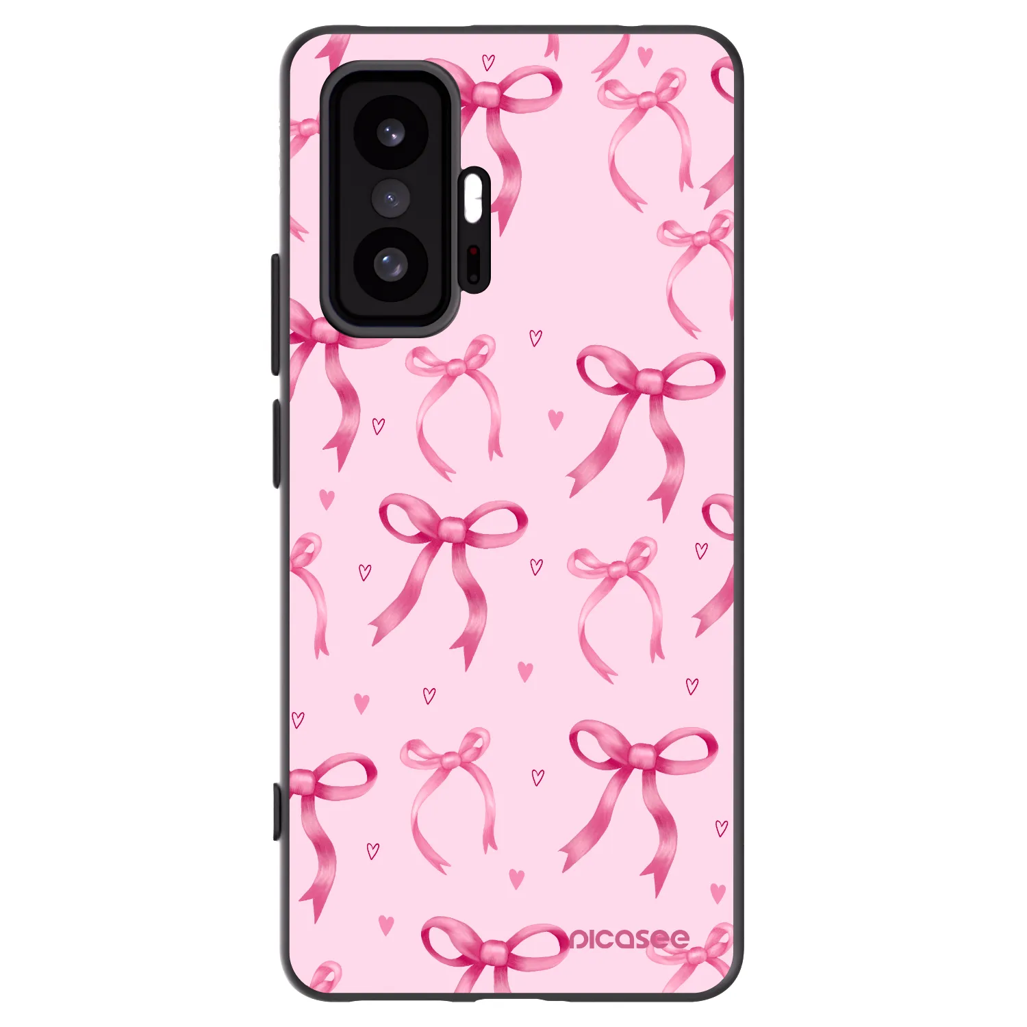Picasee silikonski črni ovitek za Xiaomi 11T - Bow Aesthetic