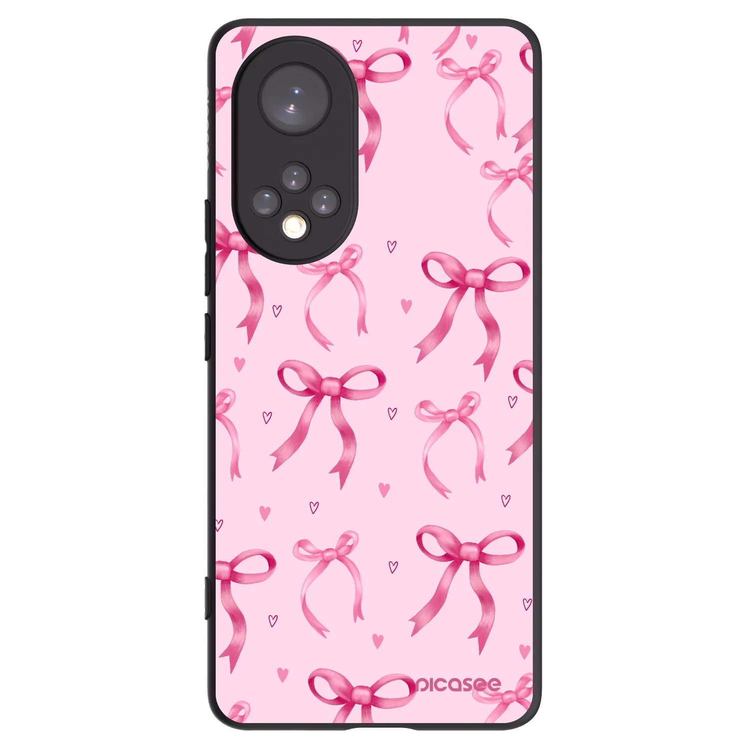 Picasee silikonski črni ovitek za Huawei Nova 9 - Bow Aesthetic