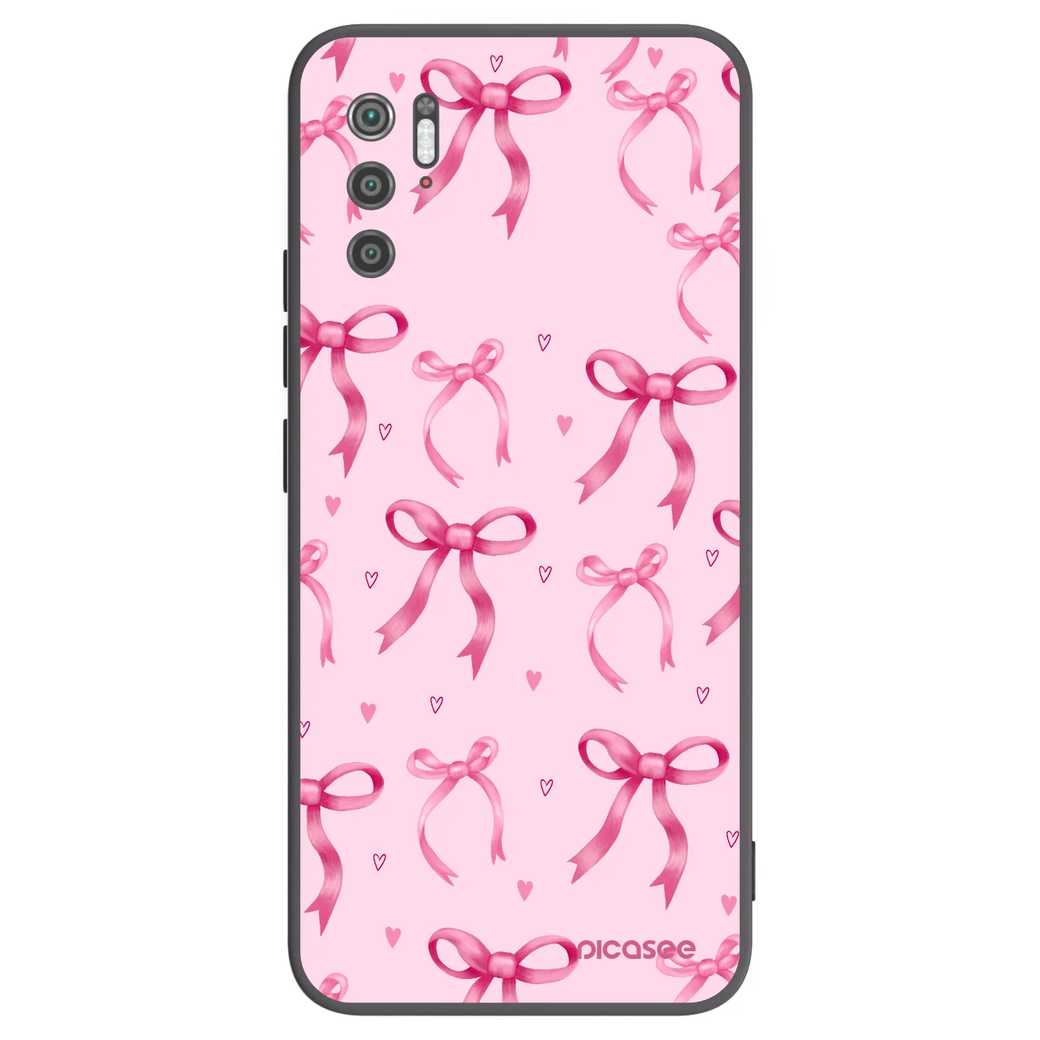Picasee silikonski črni ovitek za Xiaomi Poco M3 Pro 5G - Bow Aesthetic