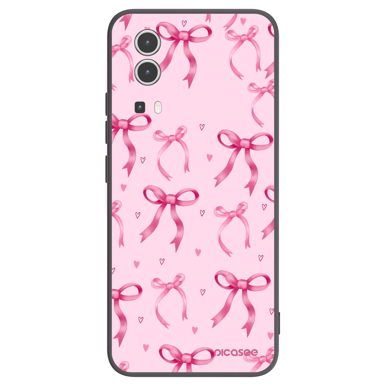 Picasee silikonski črni ovitek za Vivo Y72 5G - Bow Aesthetic