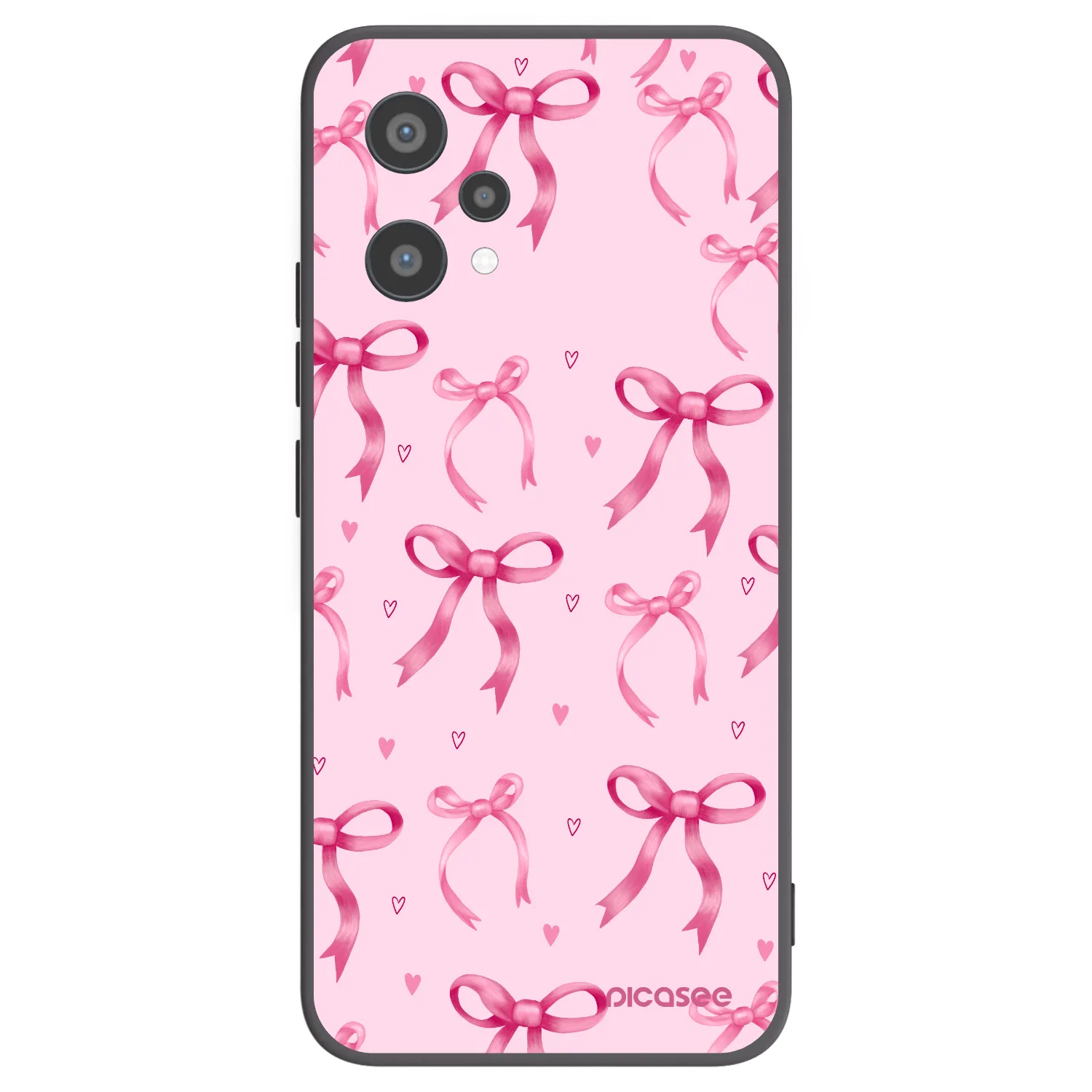 Picasee silikonski črni ovitek za Realme 9 Pro 5G - Bow Aesthetic