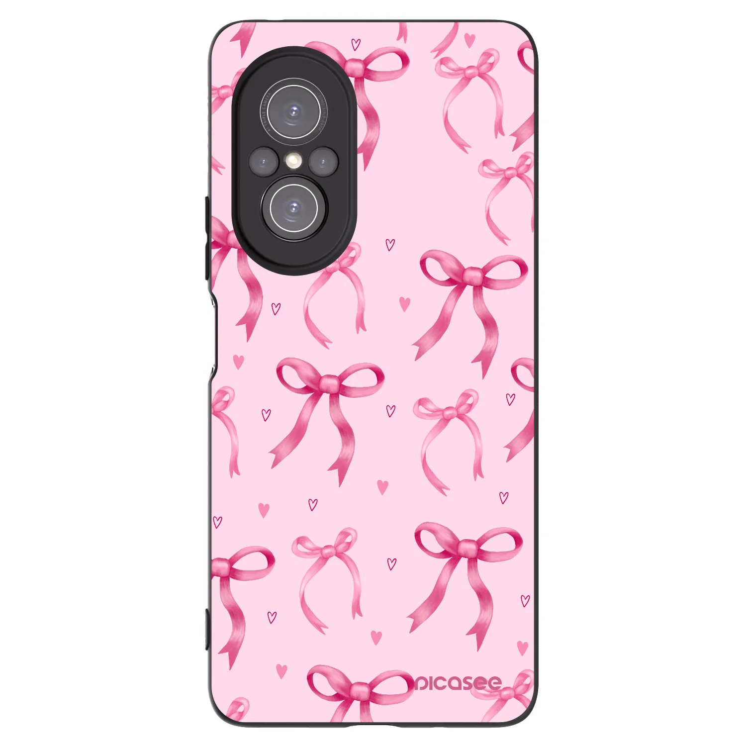 Picasee silikonski črni ovitek za Huawei Nova 9 SE - Bow Aesthetic