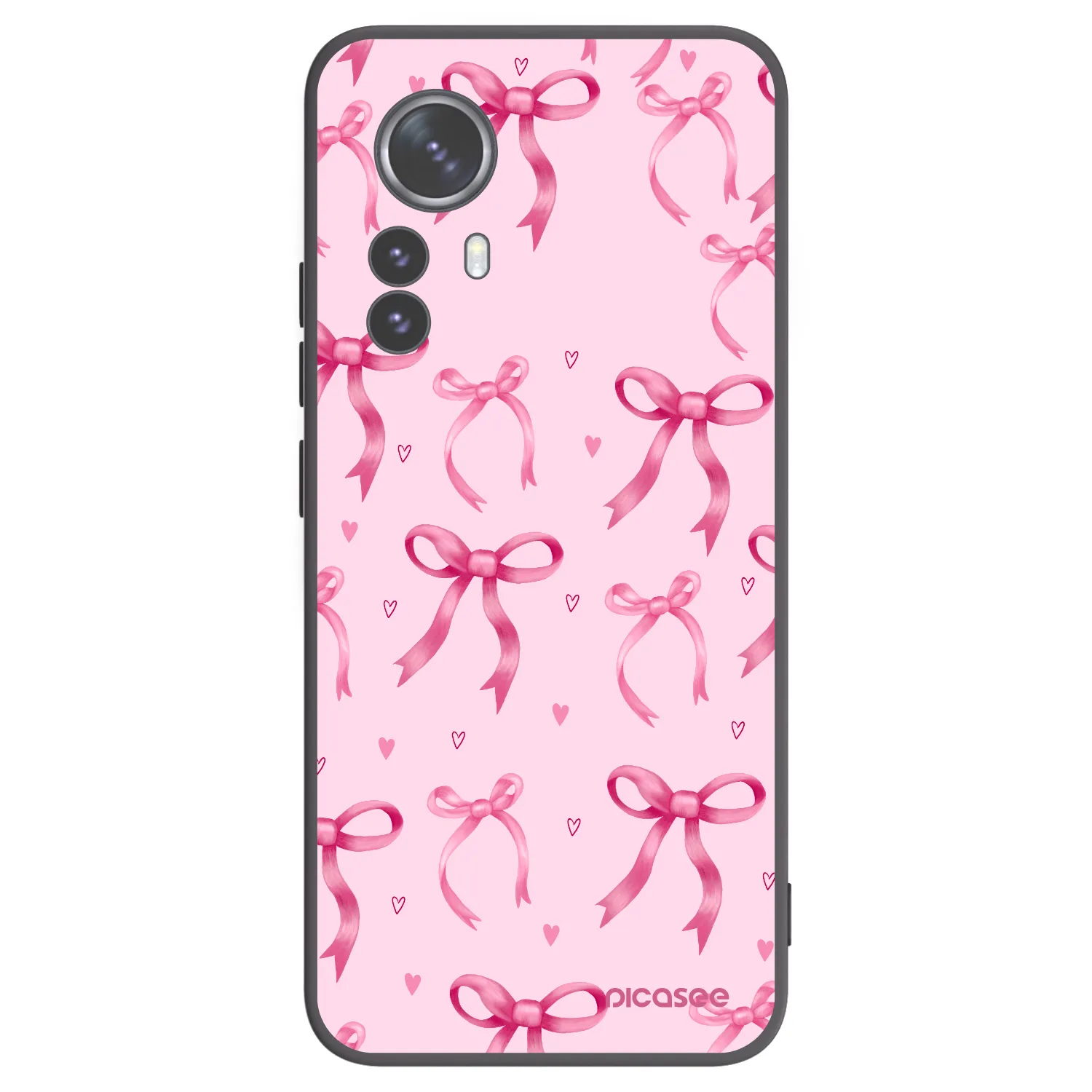 Picasee silikonski črni ovitek za Xiaomi 12 Pro - Bow Aesthetic