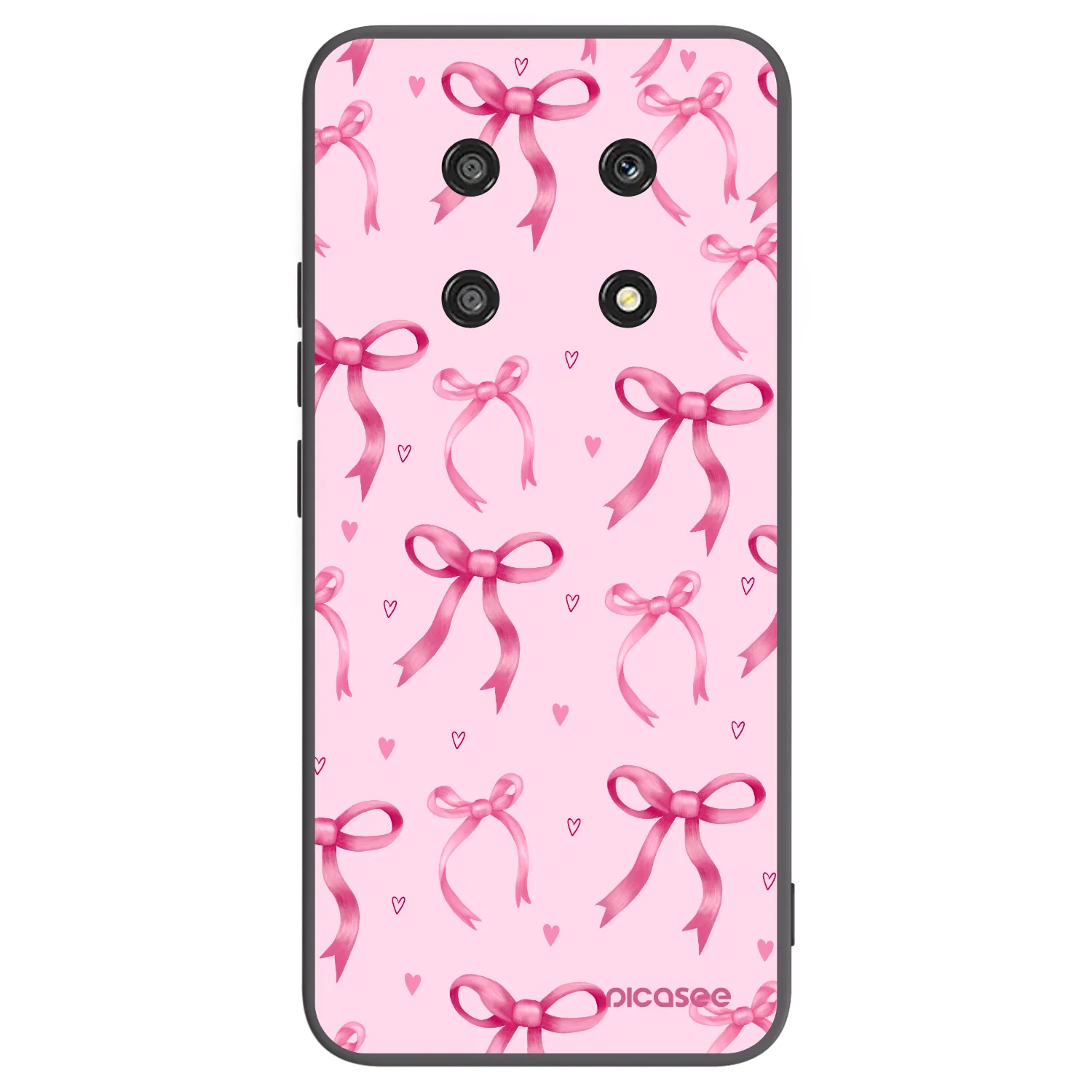 Picasee silikonski črni ovitek za Honor Magic4 Lite 5G - Bow Aesthetic