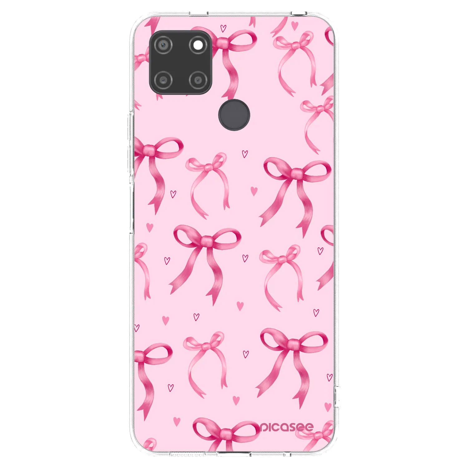 Picasee silikonski prozorni ovitek za Realme C21Y - Bow Aesthetic
