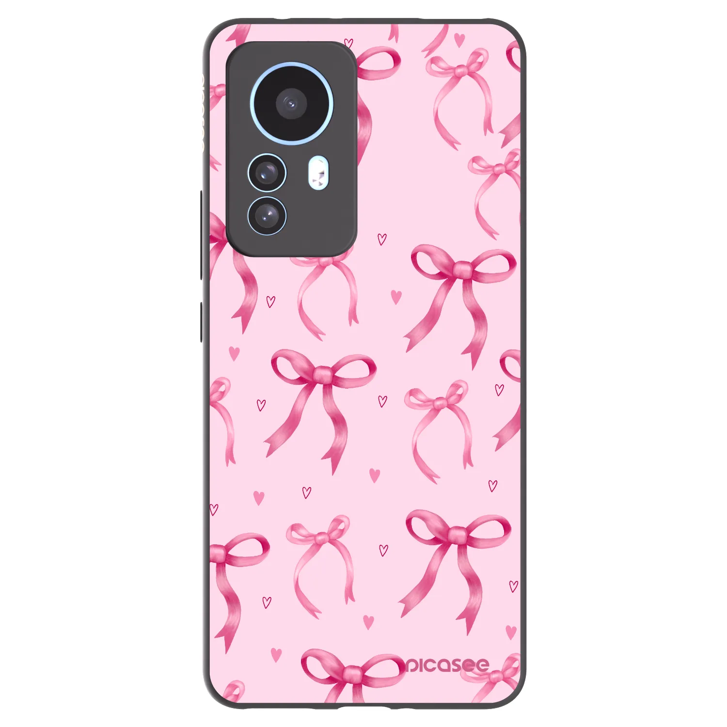 Picasee silikonski črni ovitek za Xiaomi 12T Pro - Bow Aesthetic