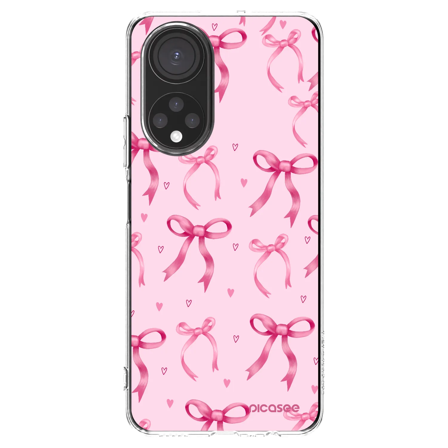 Picasee silikonski prozorni ovitek za Honor X7 - Bow Aesthetic