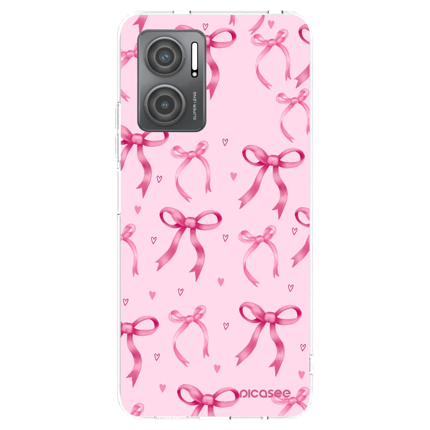 Picasee silikonski prozorni ovitek za Xiaomi Redmi 10 5G - Bow Aesthetic