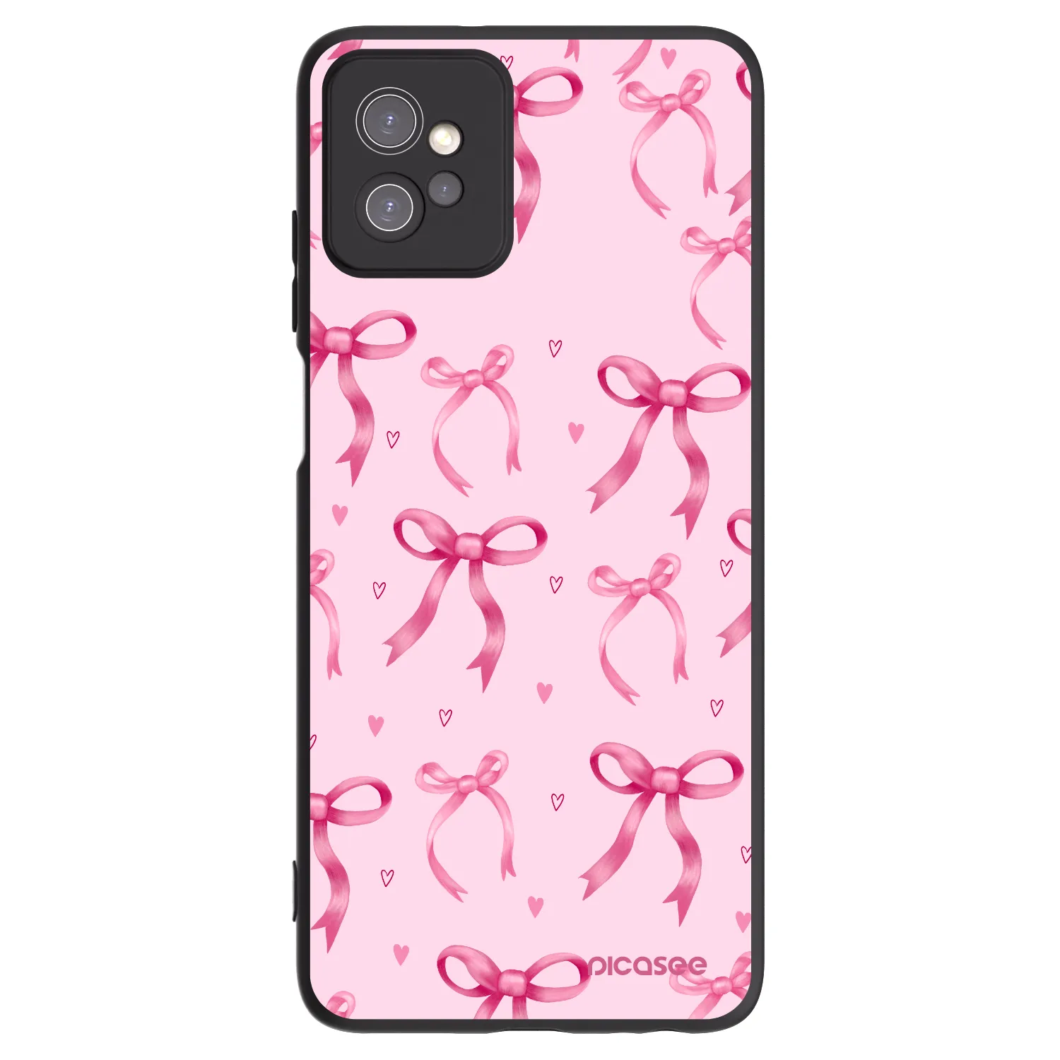 Picasee silikonski črni ovitek za Motorola Moto G32 - Bow Aesthetic