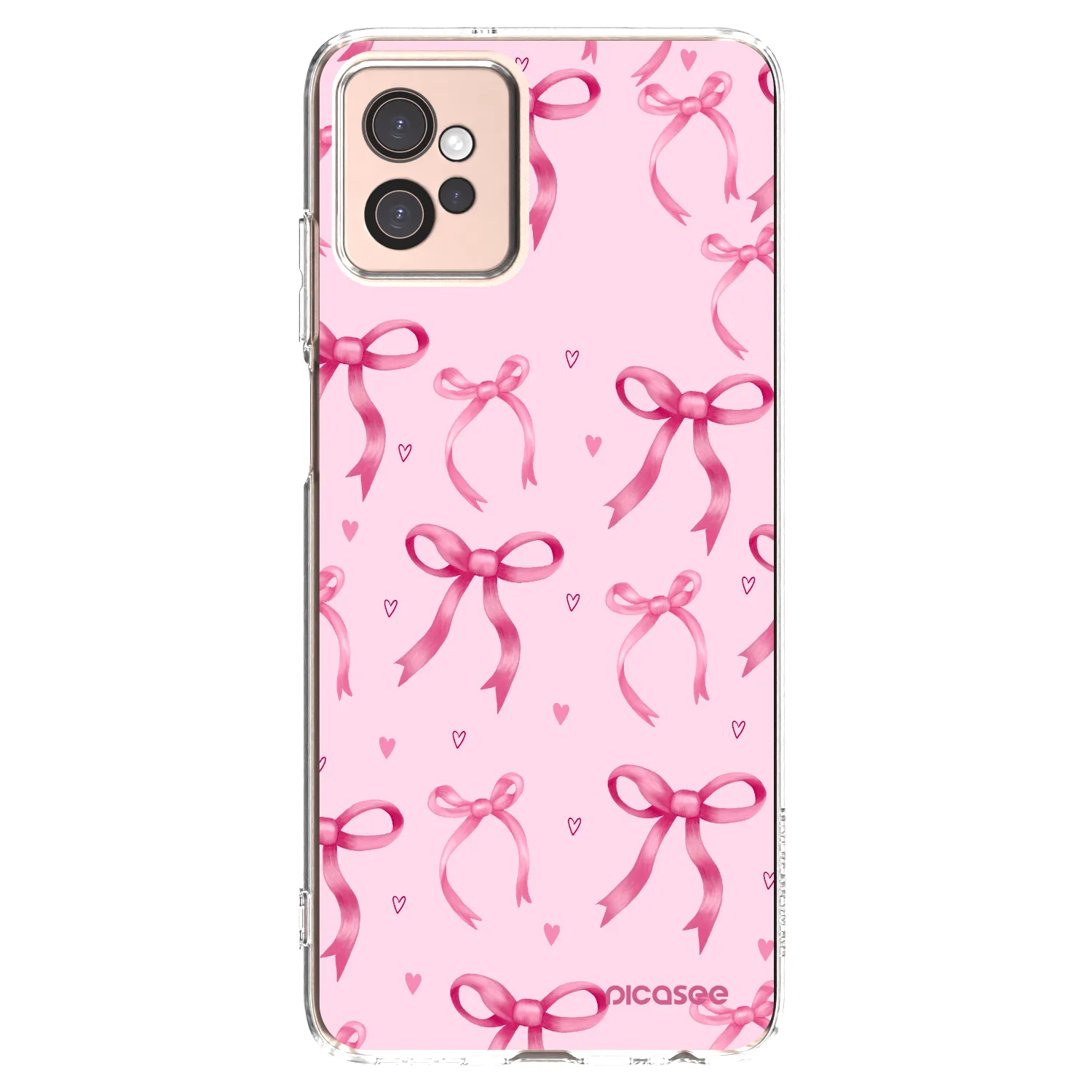Picasee silikonski prozorni ovitek za Motorola Moto G32 - Bow Aesthetic