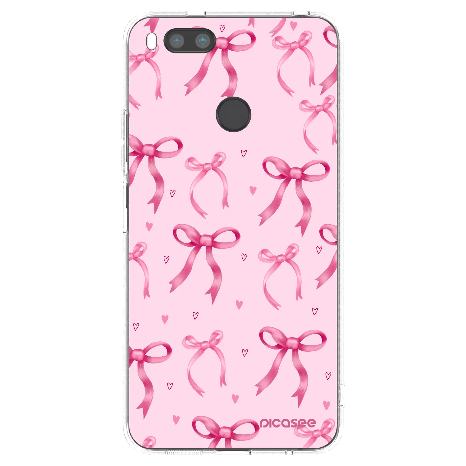 Picasee silikonski prozorni ovitek za Xiaomi Redmi A1 - Bow Aesthetic