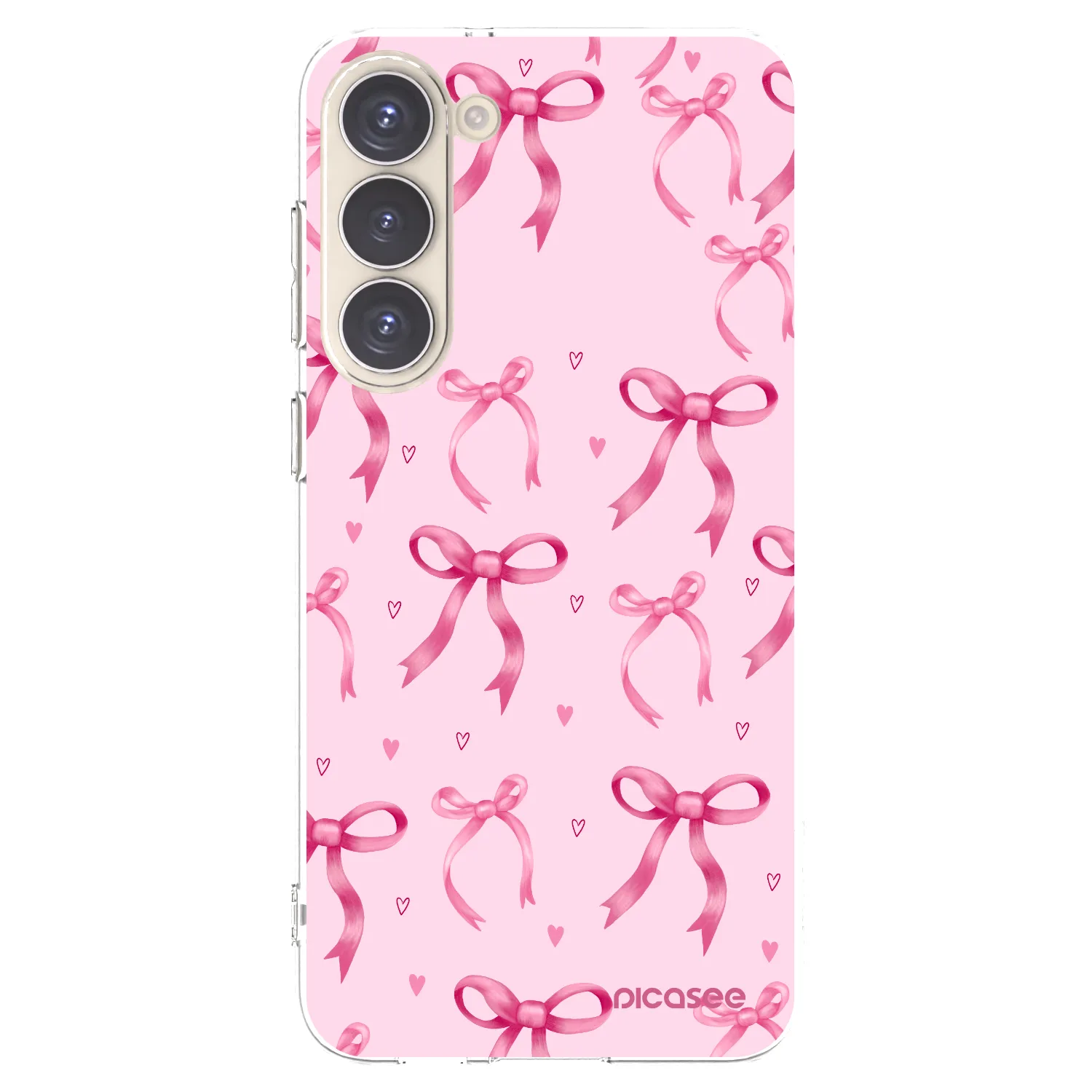 Picasee silikonski prozorni ovitek za Samsung Galaxy S23+ 5G - Bow Aesthetic