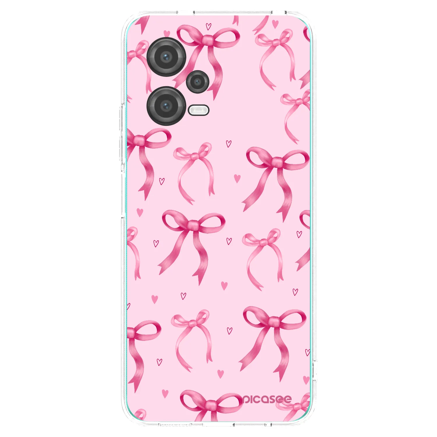 Picasee silikonski prozorni ovitek za Xiaomi Poco X5 - Bow Aesthetic