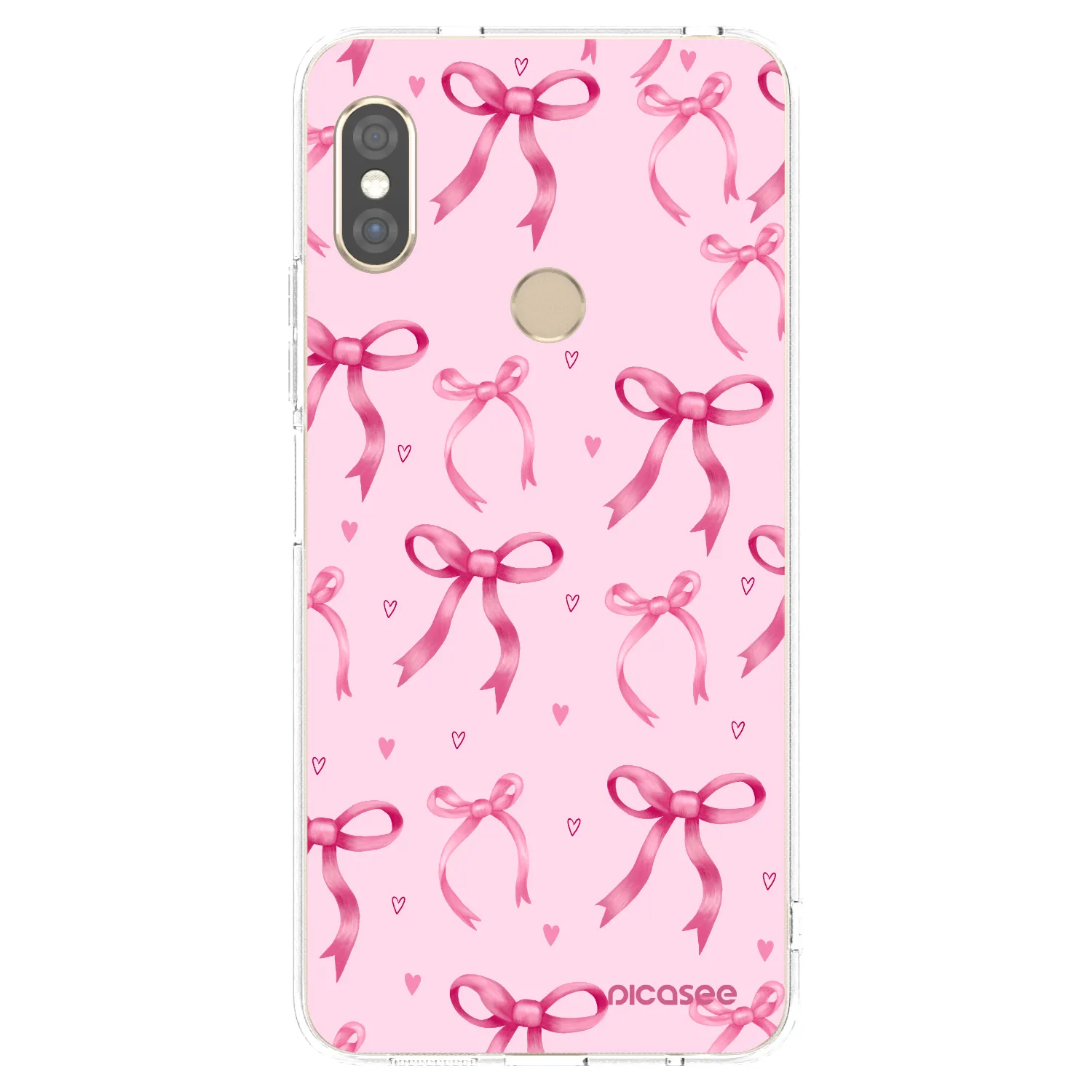 Picasee silikonski prozorni ovitek za Xiaomi Redmi Note 5 Global - Bow Aesthetic