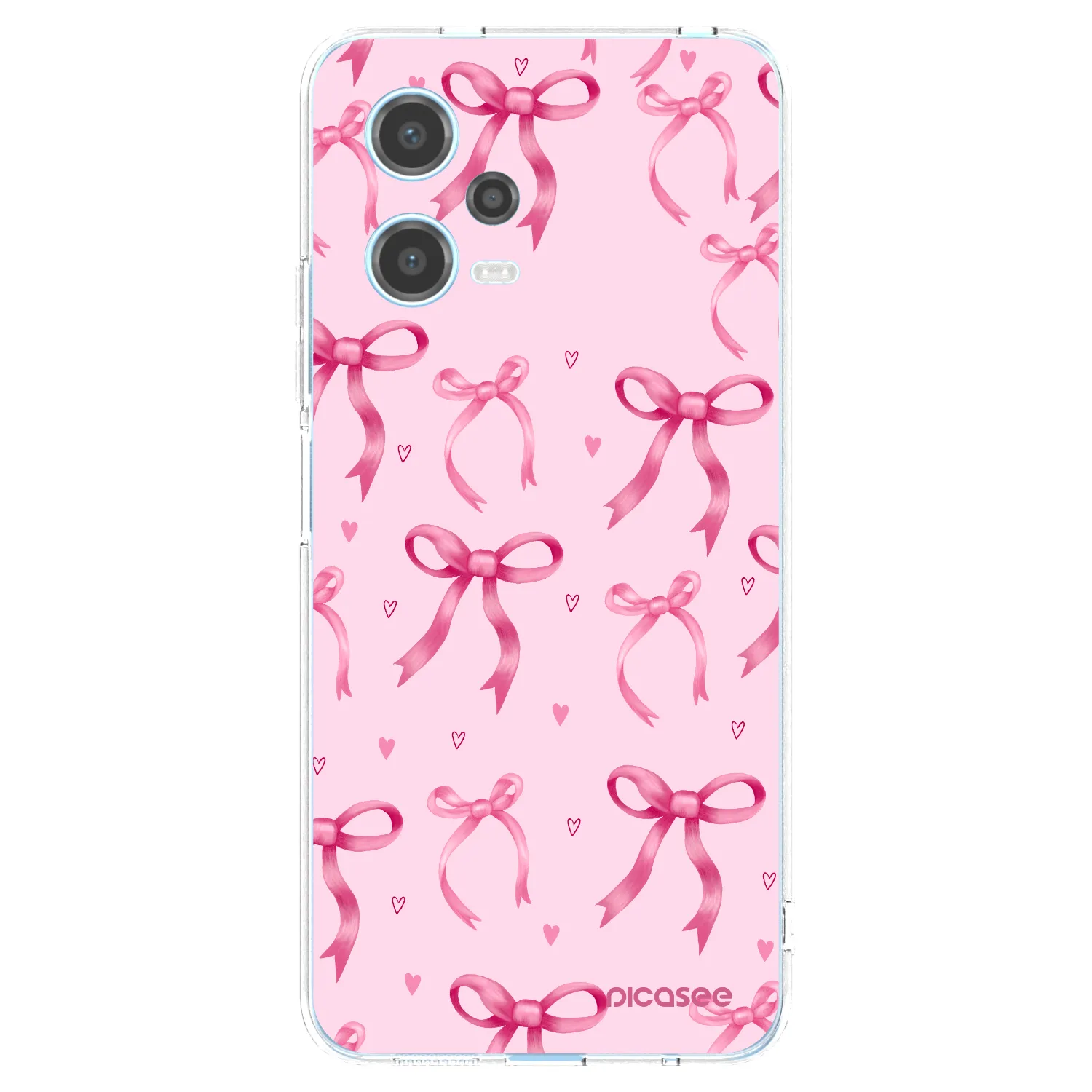 Picasee silikonski prozorni ovitek za Xiaomi Redmi Note 12 5G - Bow Aesthetic