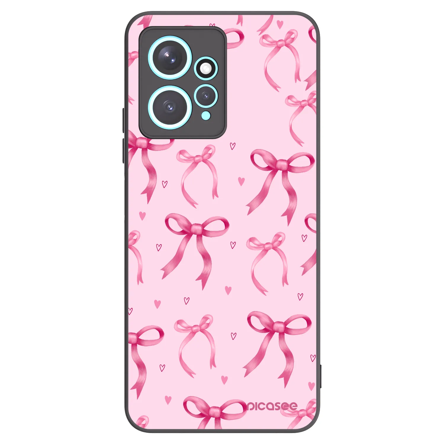 Picasee silikonski črni ovitek za Xiaomi Redmi Note 12 4G - Bow Aesthetic