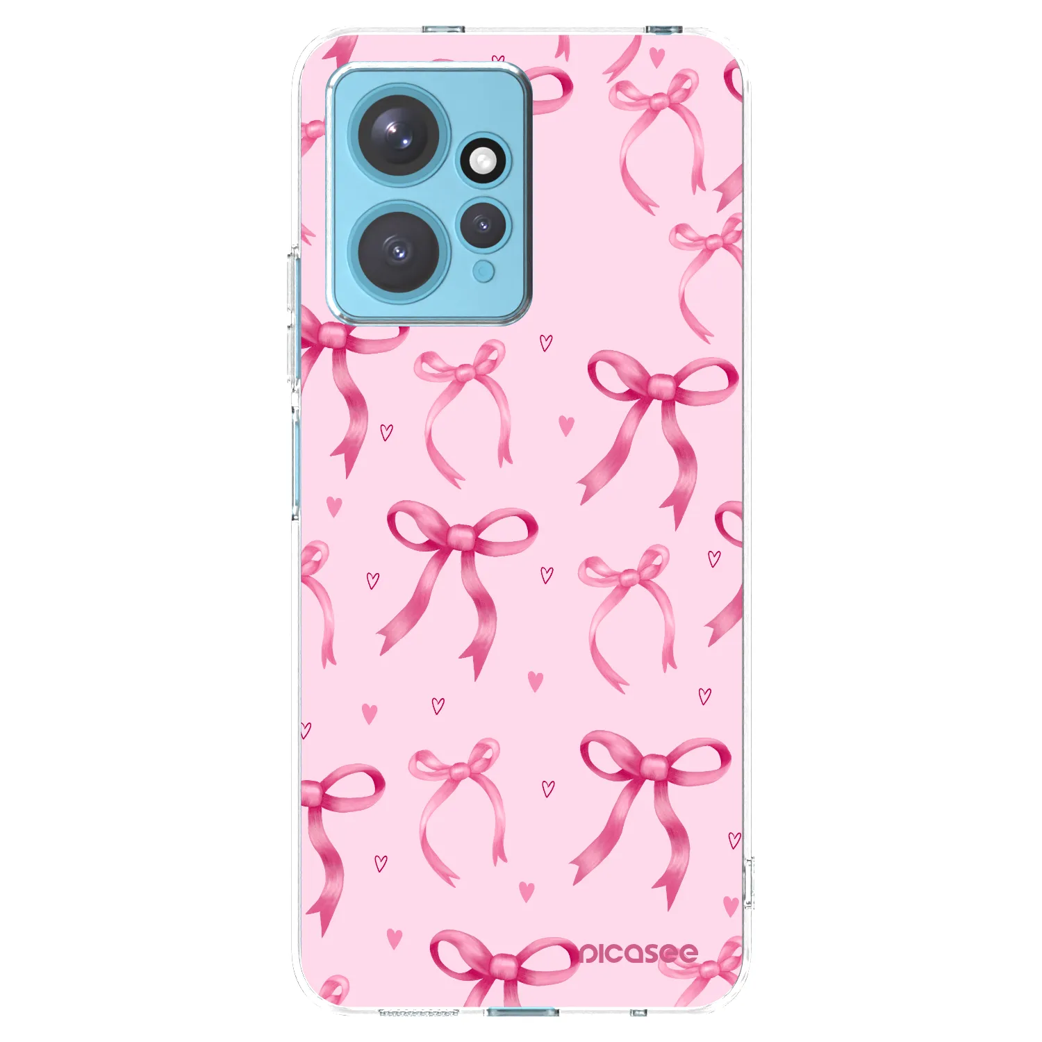 Picasee silikonski prozorni ovitek za Xiaomi Redmi Note 12 4G - Bow Aesthetic