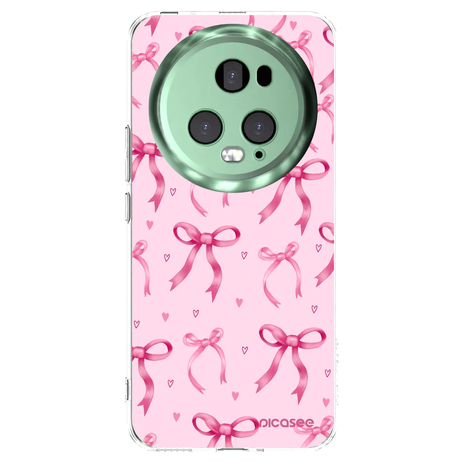 Picasee silikonski prozorni ovitek za Honor Magic5 Pro - Bow Aesthetic