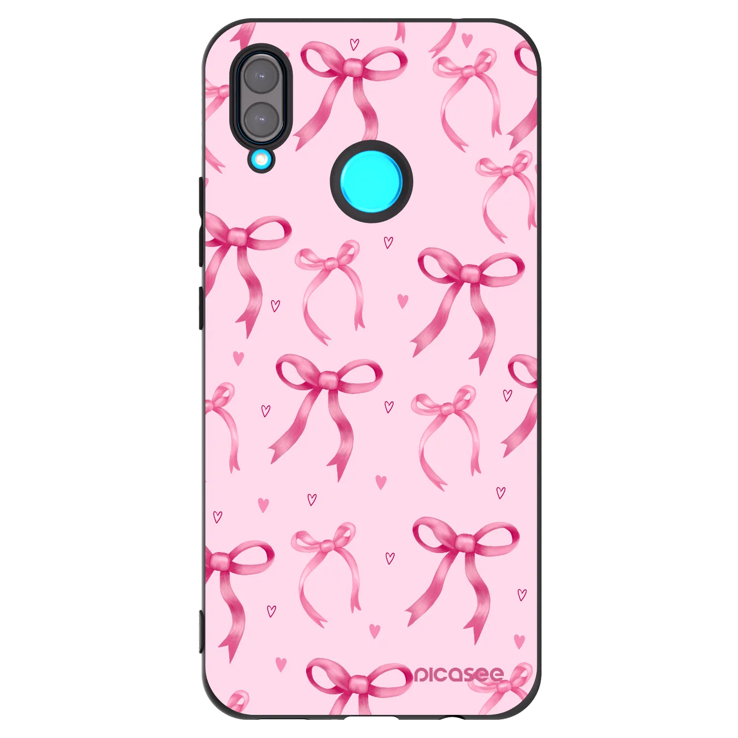Picasee silikonski črni ovitek za Huawei Nova 3 - Bow Aesthetic