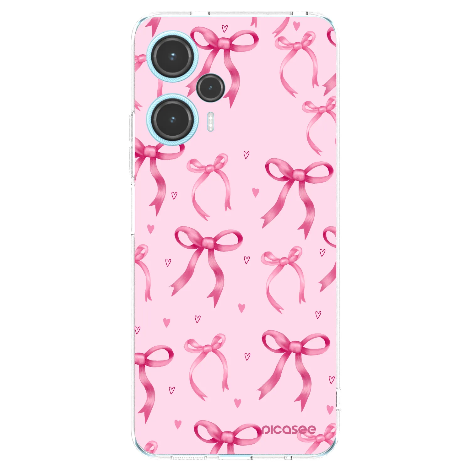 Picasee silikonski prozorni ovitek za Xiaomi Poco F5 - Bow Aesthetic