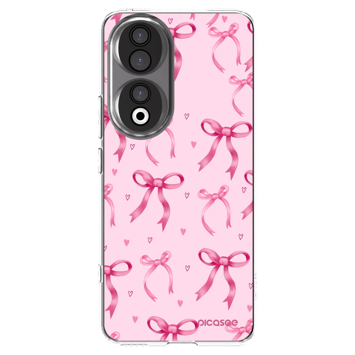 Picasee silikonski prozorni ovitek za Honor 90 5G - Bow Aesthetic