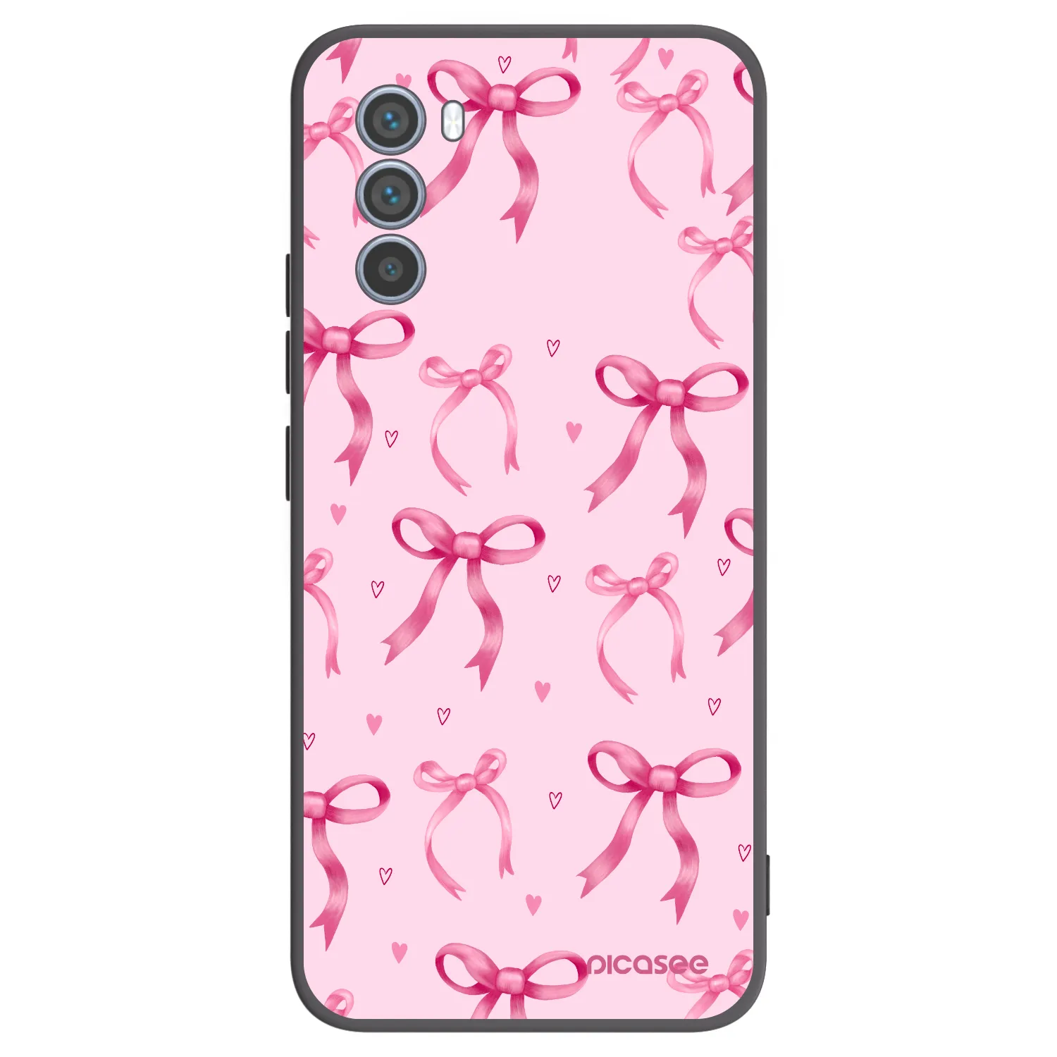 Picasee silikonski črni ovitek za Motorola Moto G62 - Bow Aesthetic