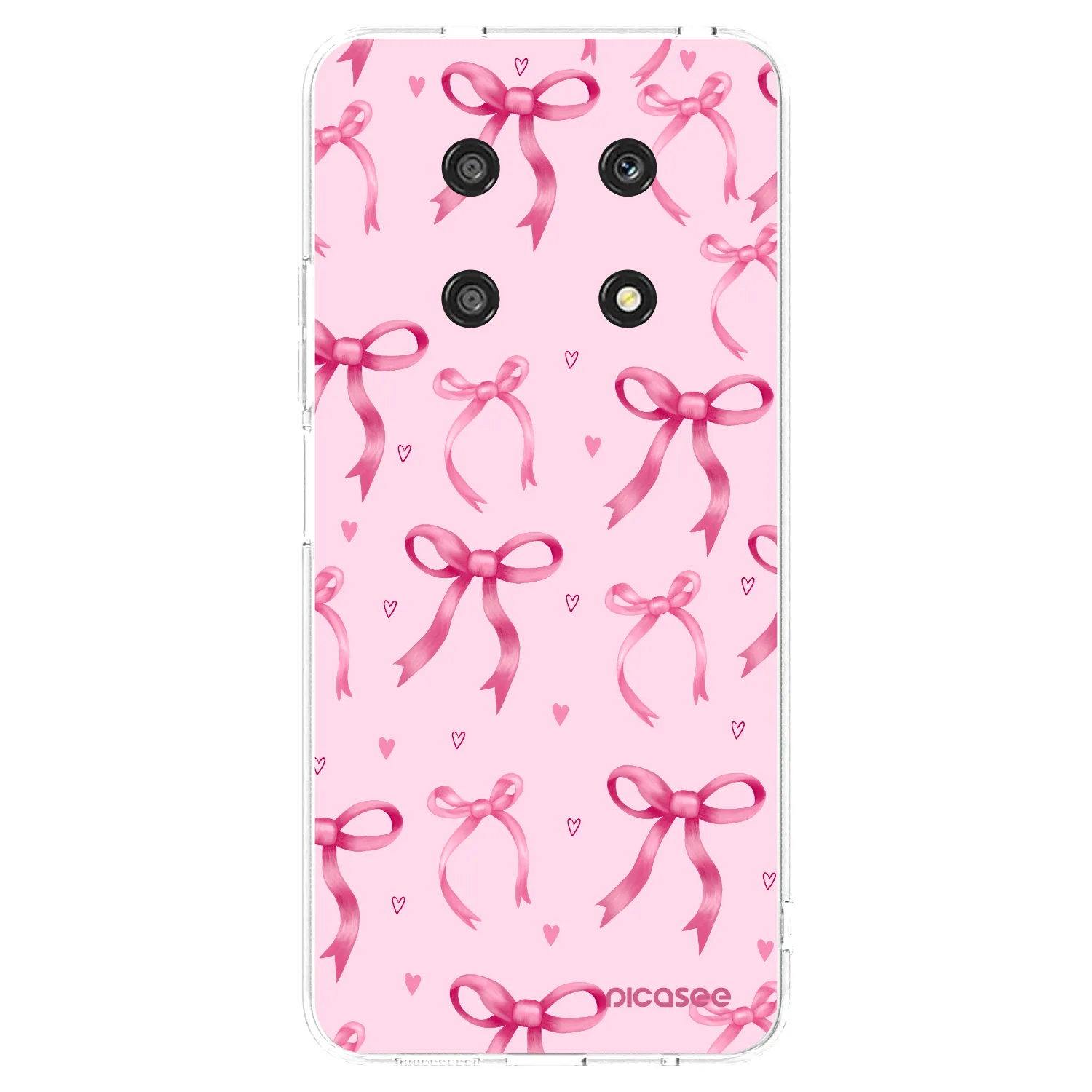 Picasee silikonski prozorni ovitek za Honor Magic4 Lite 5G - Bow Aesthetic