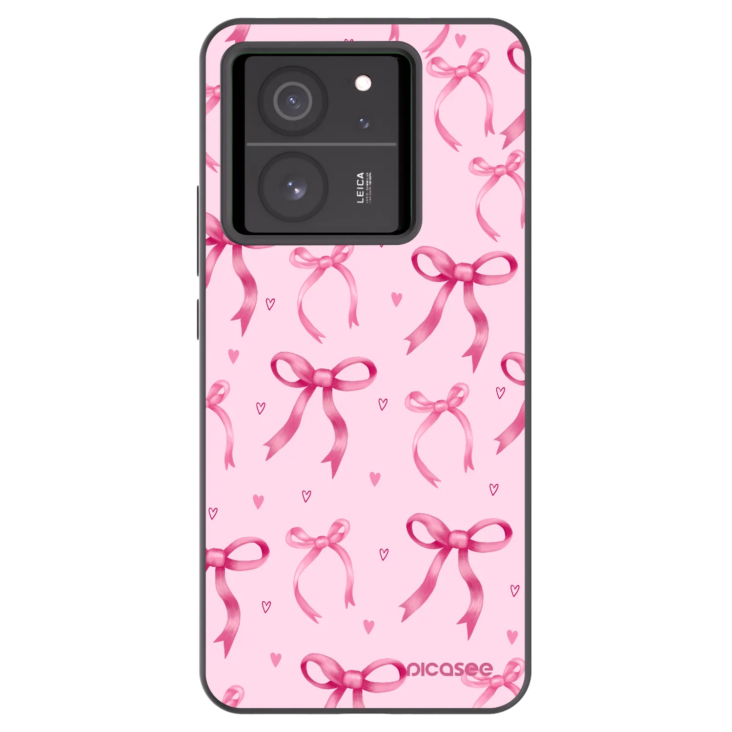 Picasee silikonski črni ovitek za Xiaomi 13T - Bow Aesthetic