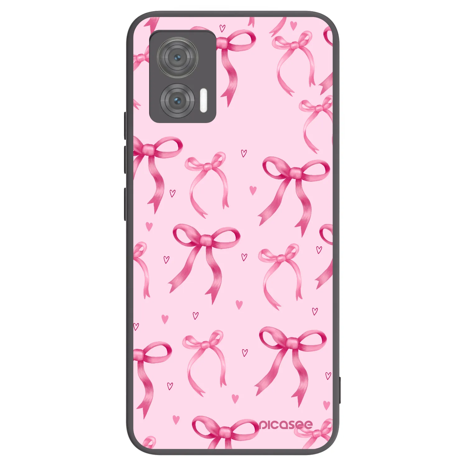 Picasee silikonski črni ovitek za Motorola Edge 30 Neo - Bow Aesthetic