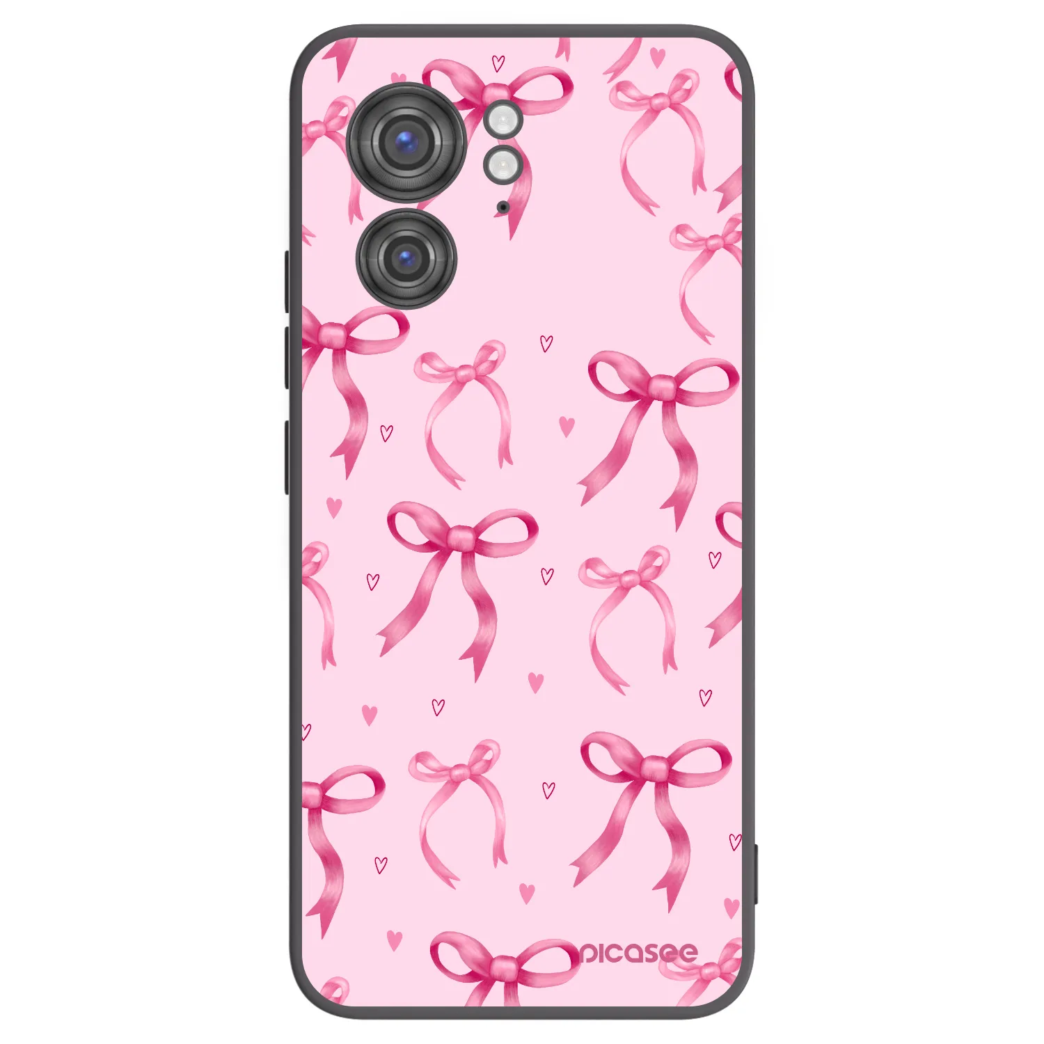 Picasee silikonski črni ovitek za Motorola Edge 40 - Bow Aesthetic