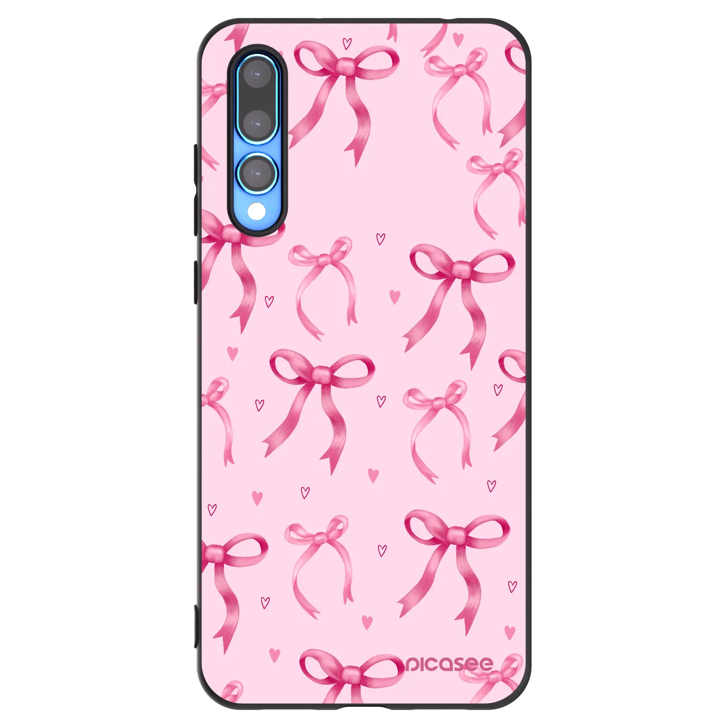 Picasee silikonski črni ovitek za Huawei P20 Pro - Bow Aesthetic