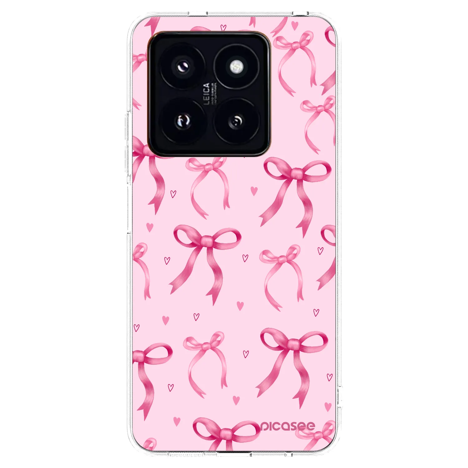 Picasee silikonski prozorni ovitek za Xiaomi 14 Pro - Bow Aesthetic
