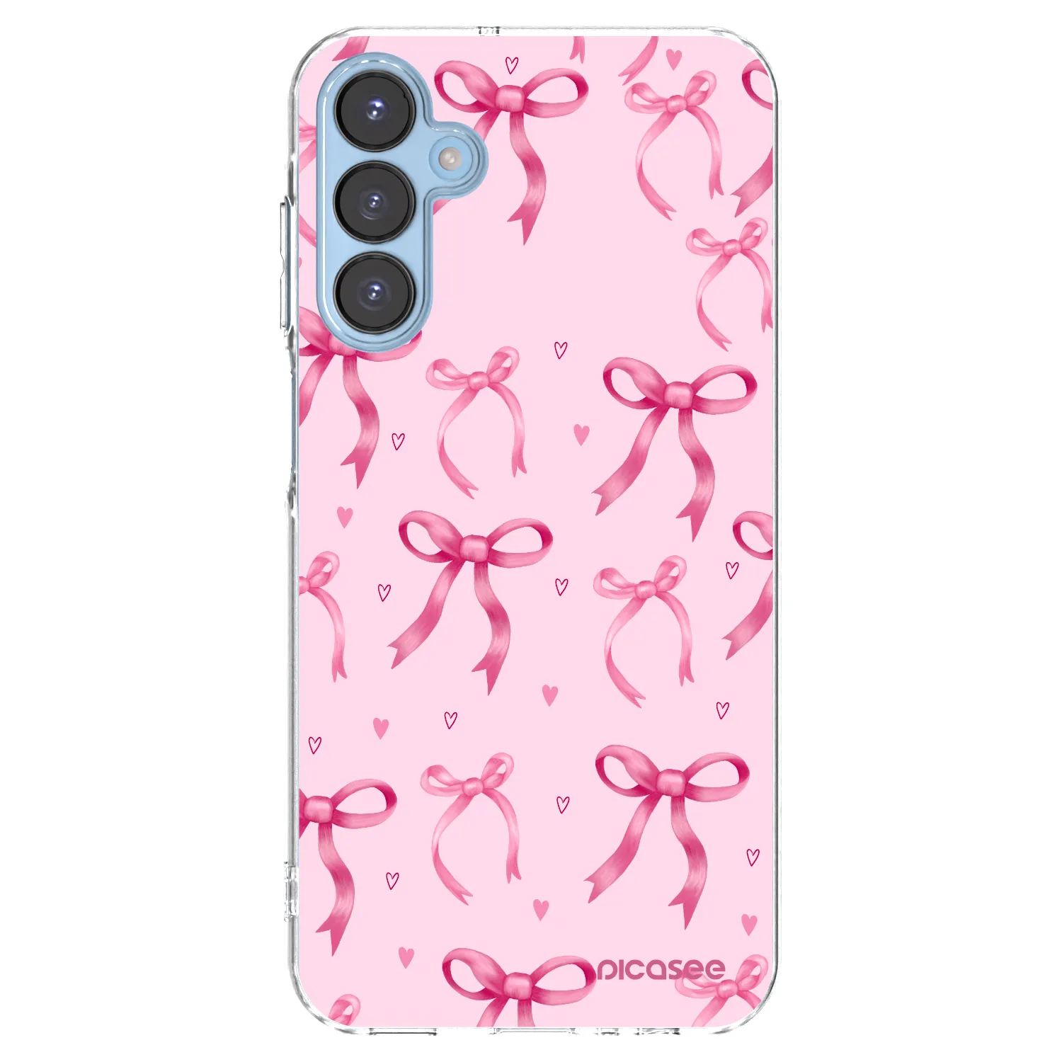 Picasee silikonski prozorni ovitek za Samsung Galaxy A15 A156B 5G - Bow Aesthetic