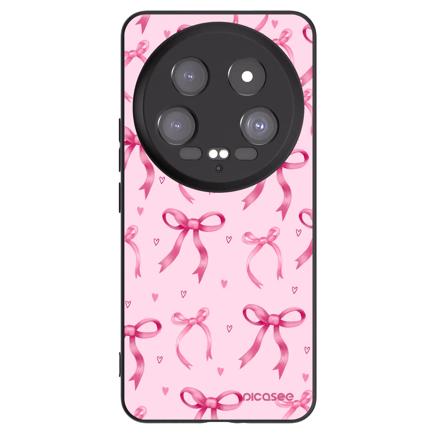Picasee silikonski črni ovitek za Xiaomi 14 Ultra - Bow Aesthetic