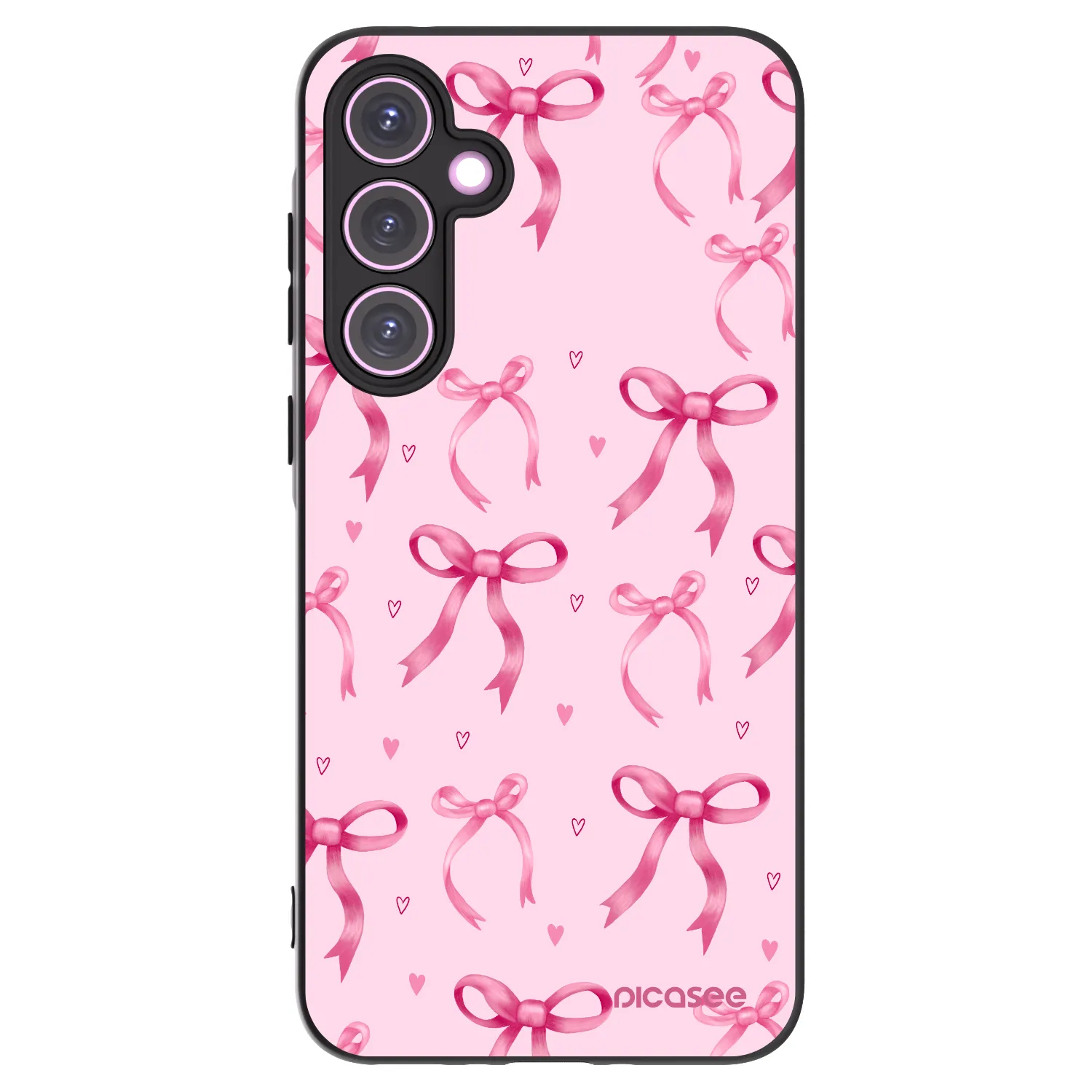 Picasee silikonski črni ovitek za Samsung Galaxy A35 5G A356B - Bow Aesthetic