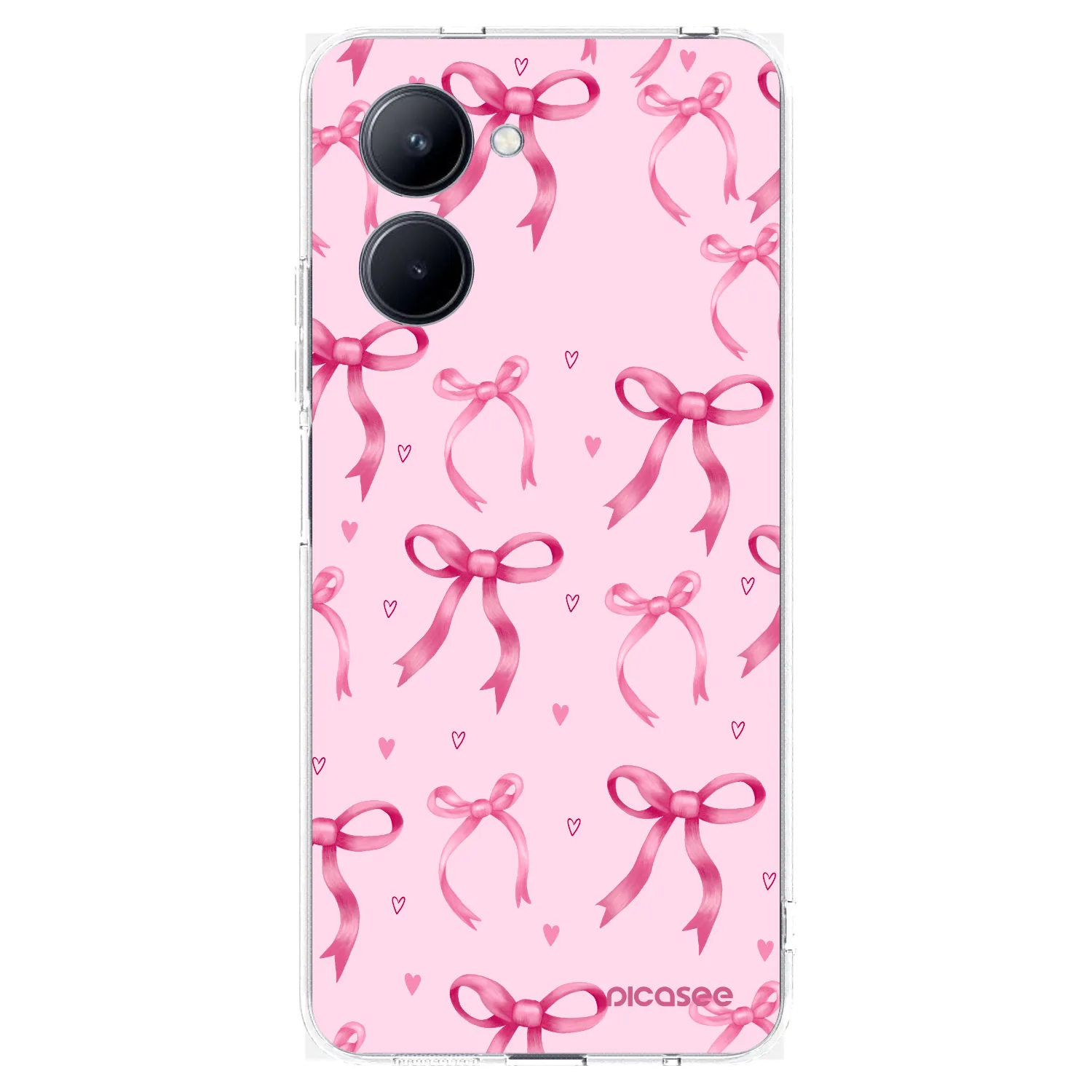 Picasee silikonski prozorni ovitek za Realme C33 (2023) - Bow Aesthetic