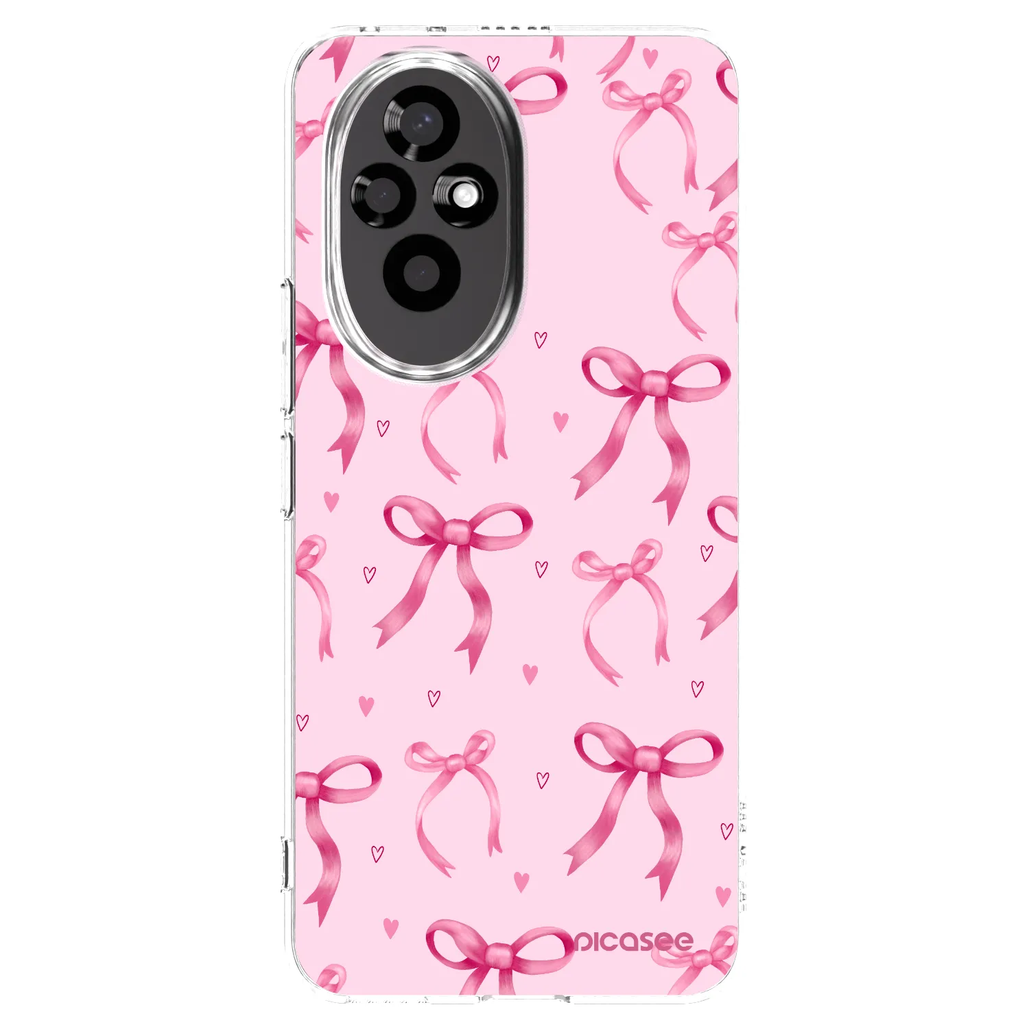 Picasee silikonski prozorni ovitek za Honor 200 Pro 5G - Bow Aesthetic