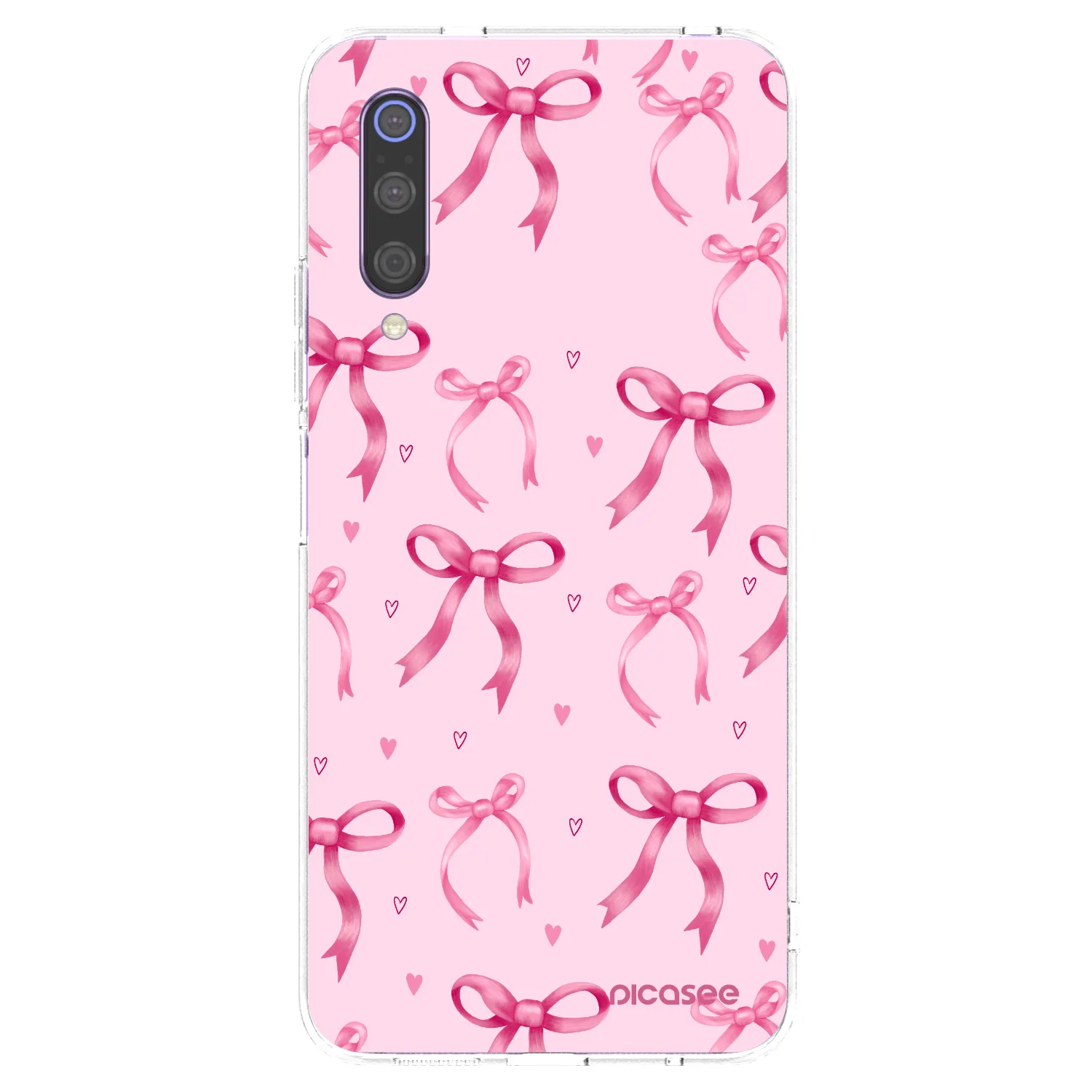 Picasee silikonski prozorni ovitek za Xiaomi Mi 9 - Bow Aesthetic