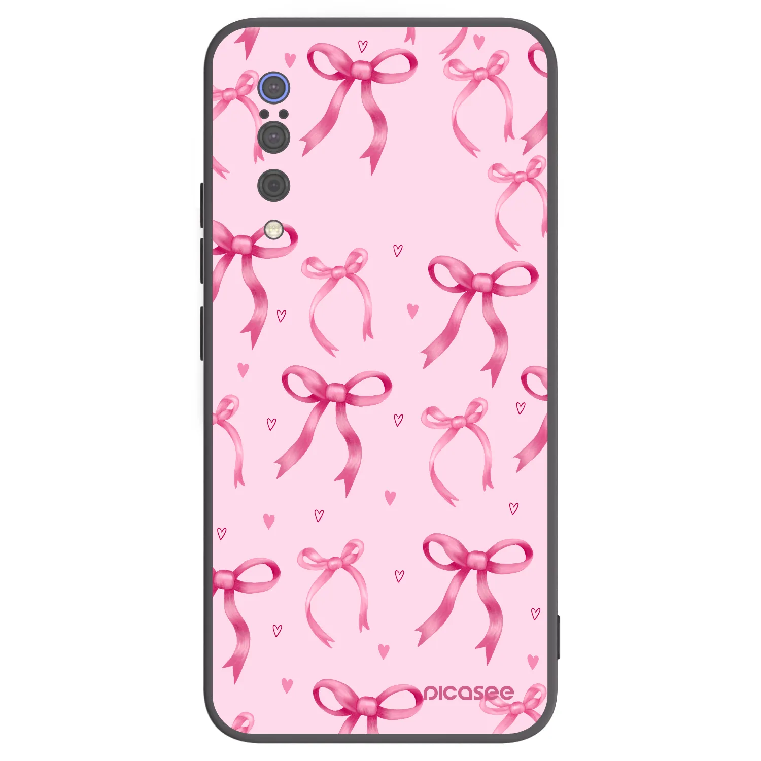 Picasee silikonski črni ovitek za Xiaomi Mi 9 - Bow Aesthetic