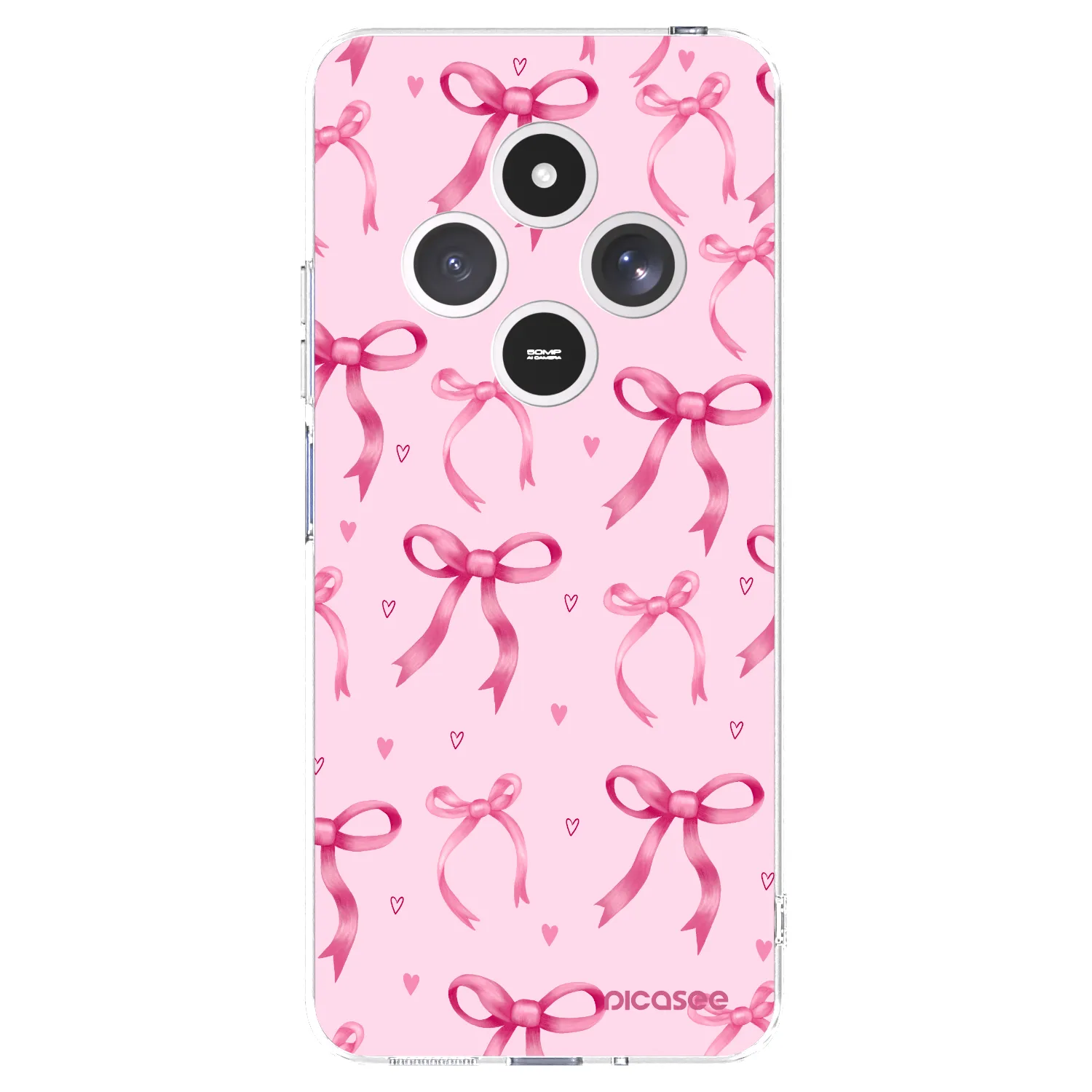 Picasee silikonski prozorni ovitek za Xiaomi Redmi 14C - Bow Aesthetic