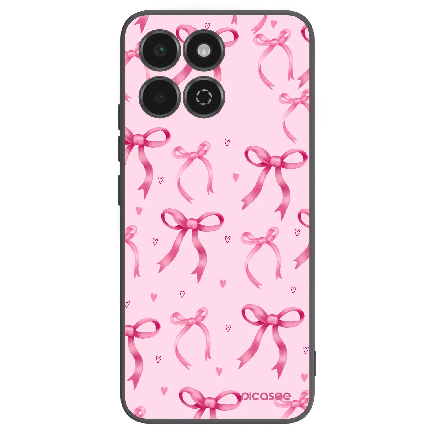 Picasee silikonski črni ovitek za Honor 200 Smart 5G - Bow Aesthetic