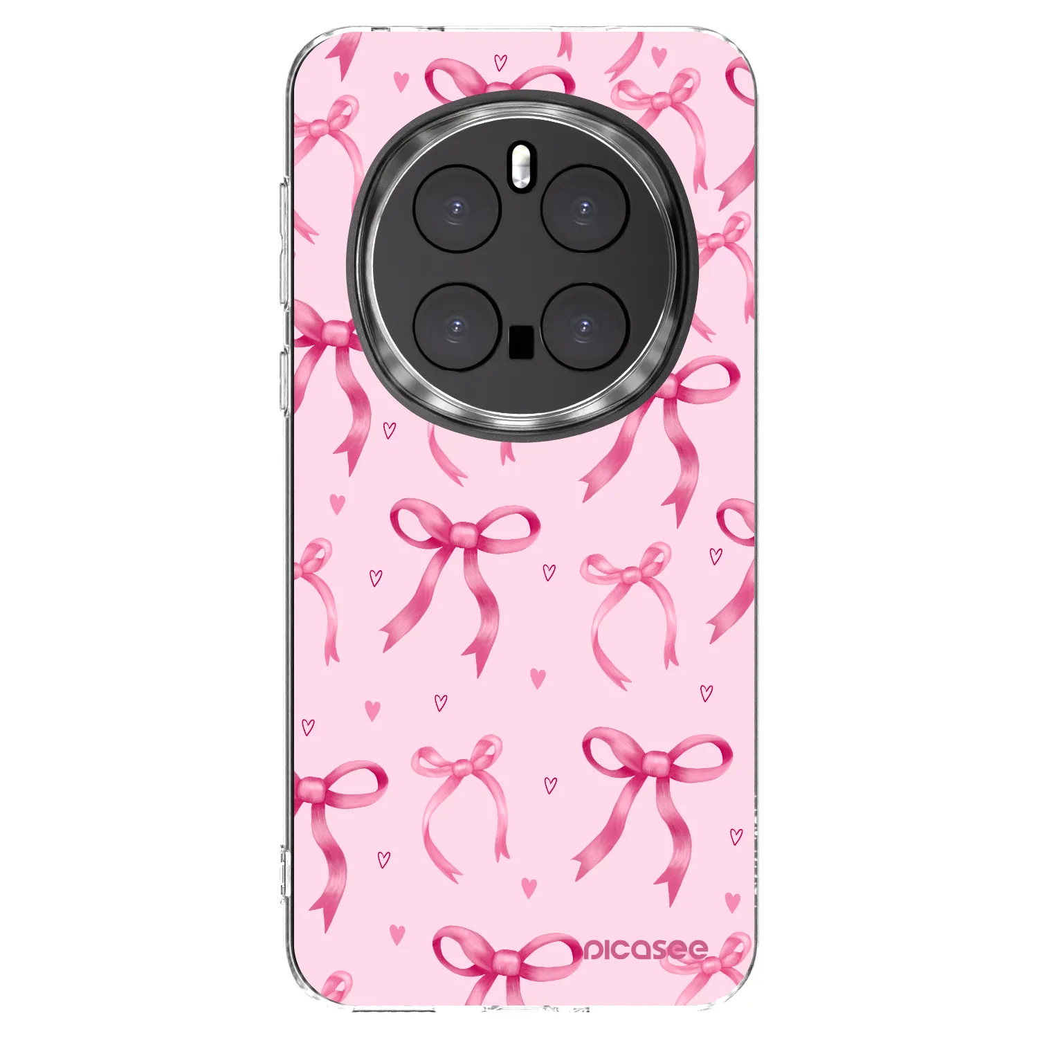 Picasee silikonski prozorni ovitek za Honor Magic7 Pro 5G - Bow Aesthetic