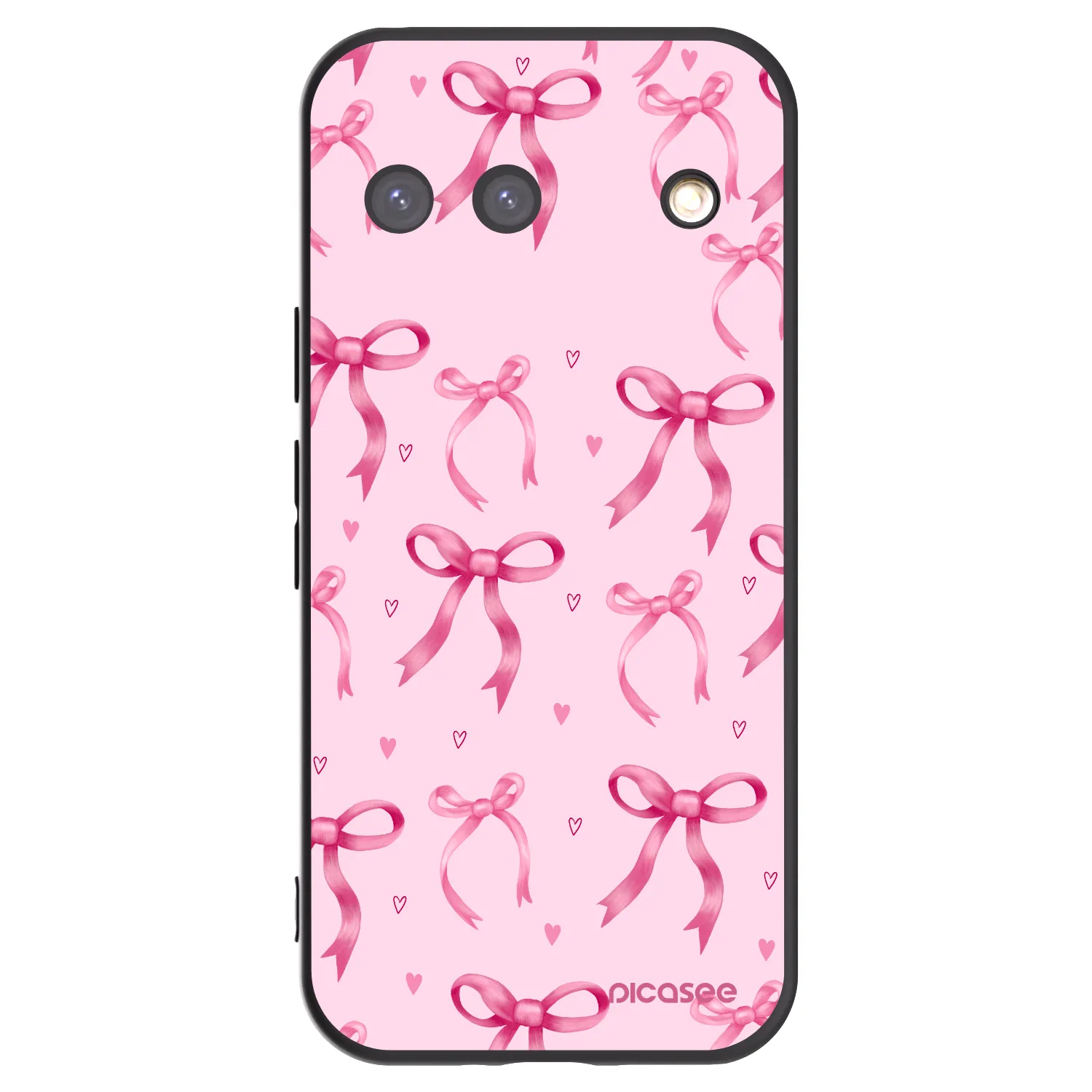 Picasee silikonski črni ovitek za Google Pixel 9 - Bow Aesthetic