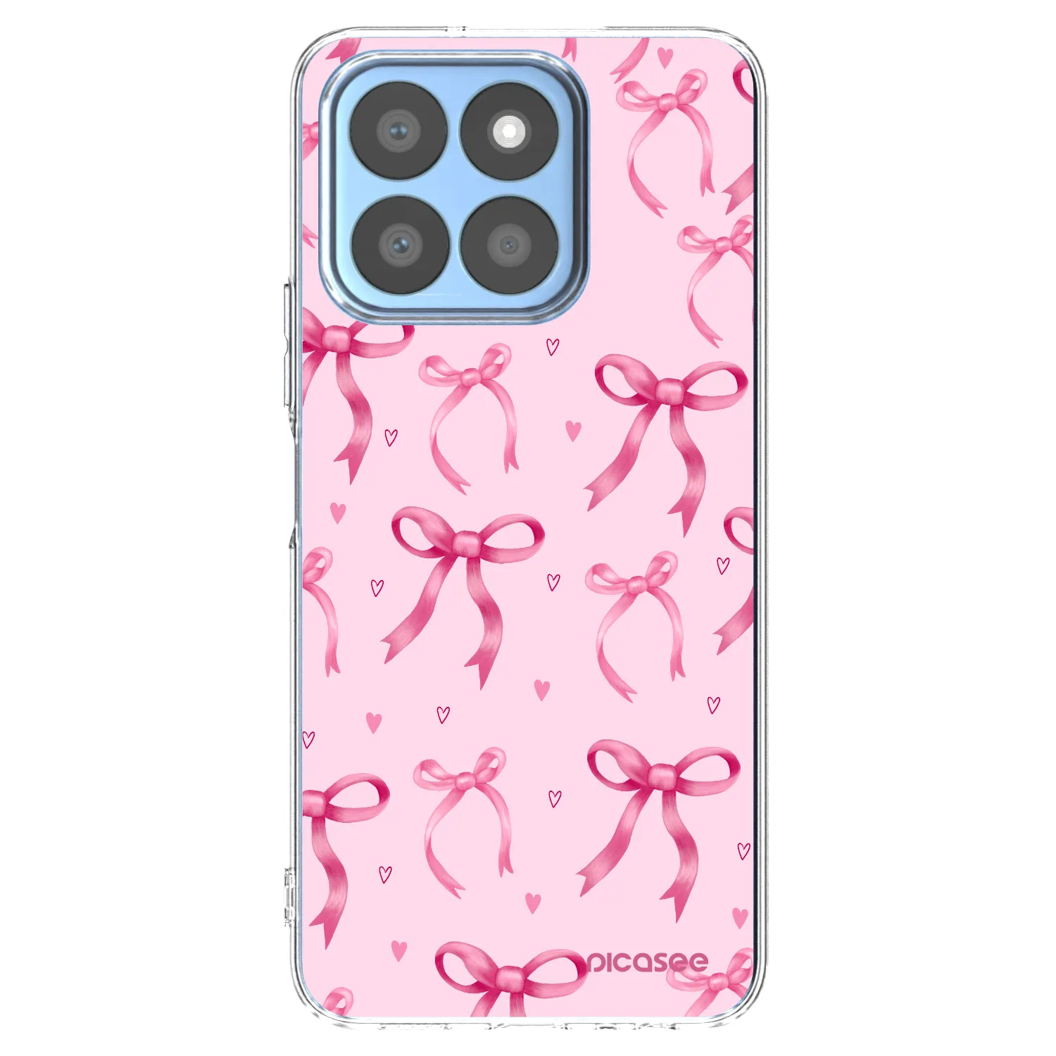 Picasee silikonski prozorni ovitek za Honor X8c - Bow Aesthetic