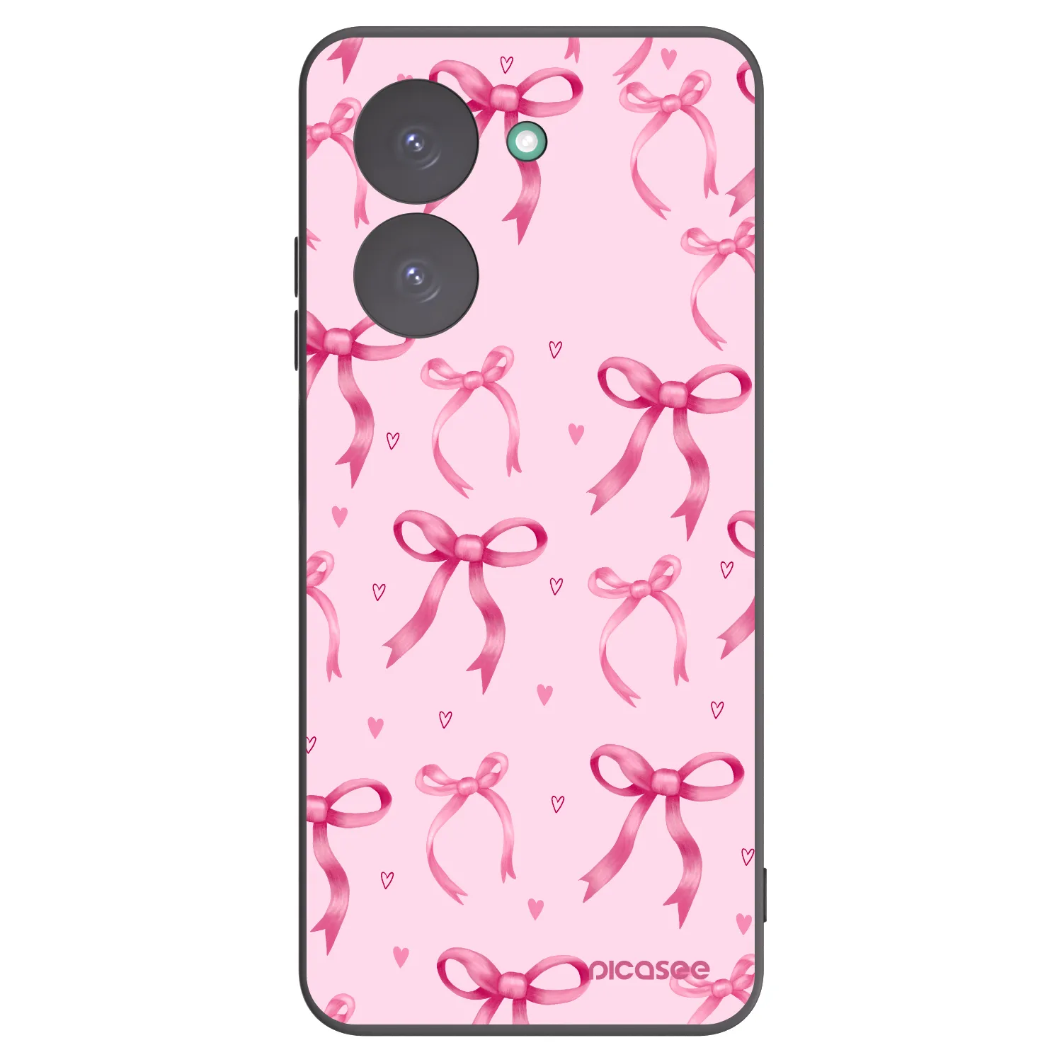 Picasee silikonski črni ovitek za Xiaomi Redmi A5 - Bow Aesthetic